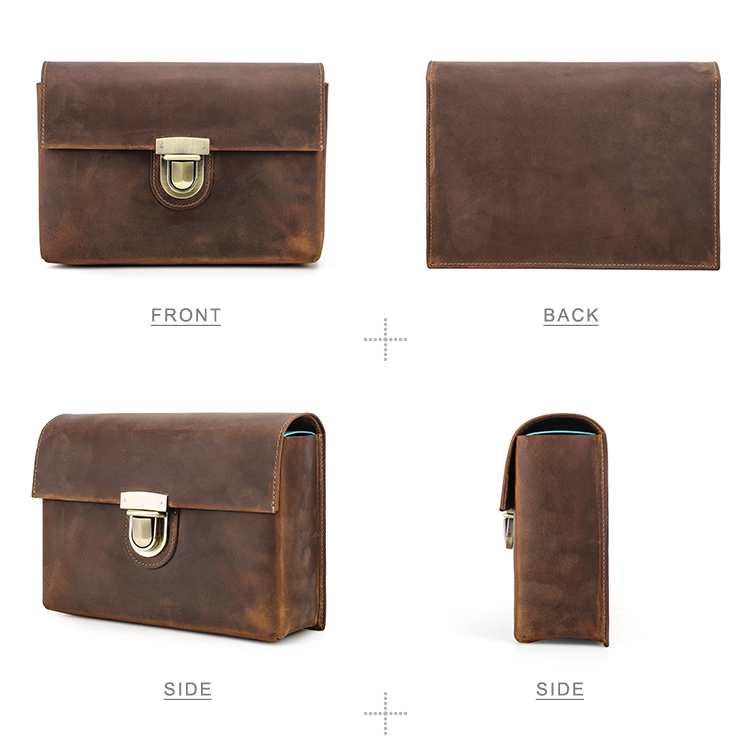 Personalized Genuine Leather Bible Cover - Plug-in Snap Closure - Small Size (6"x9") | Compact Faith, Crafted for You