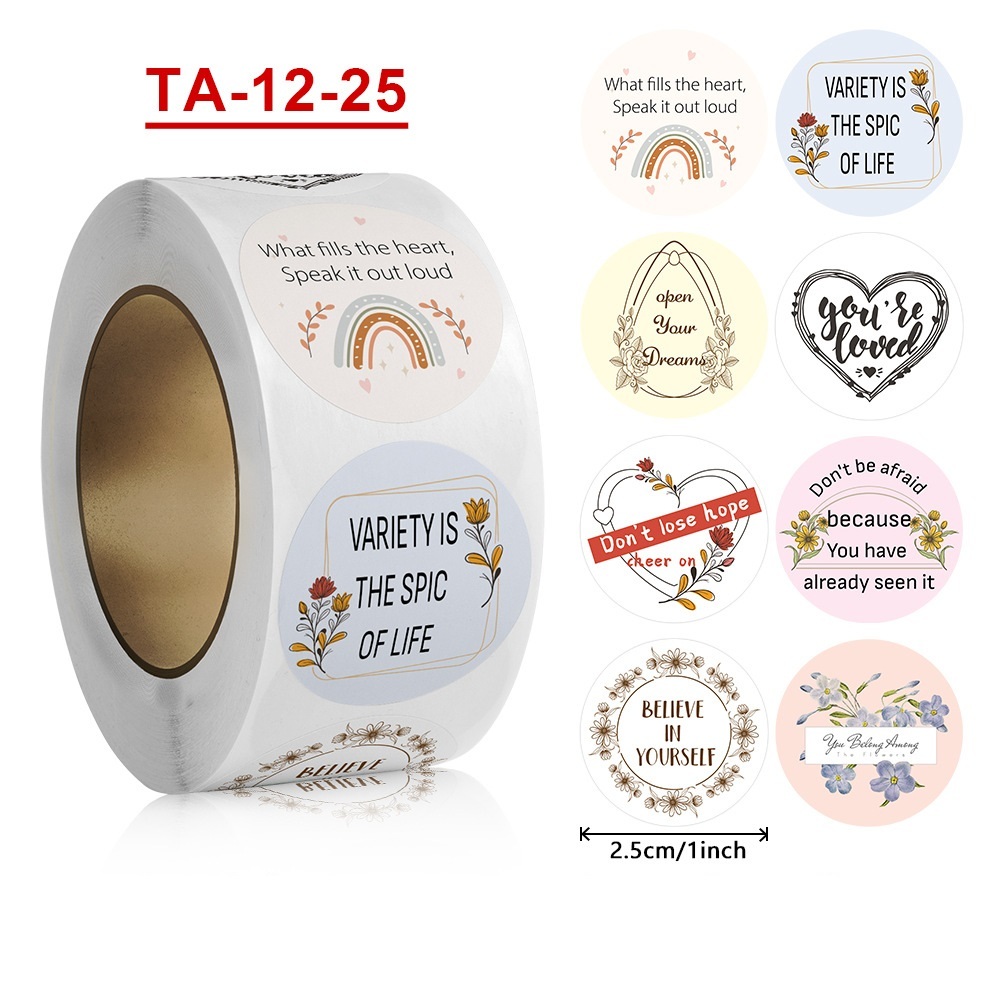 Bible Verses Floral Stickers | Baptism Gift for Boys & Girls