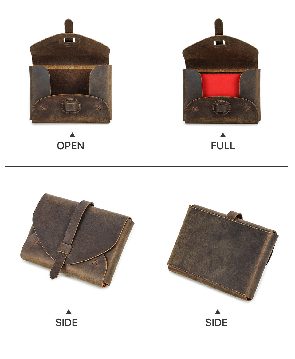 Personalized Genuine Leather Bible Cover - Pocket Size (5"x7") | Custom Engrave Your Own Words