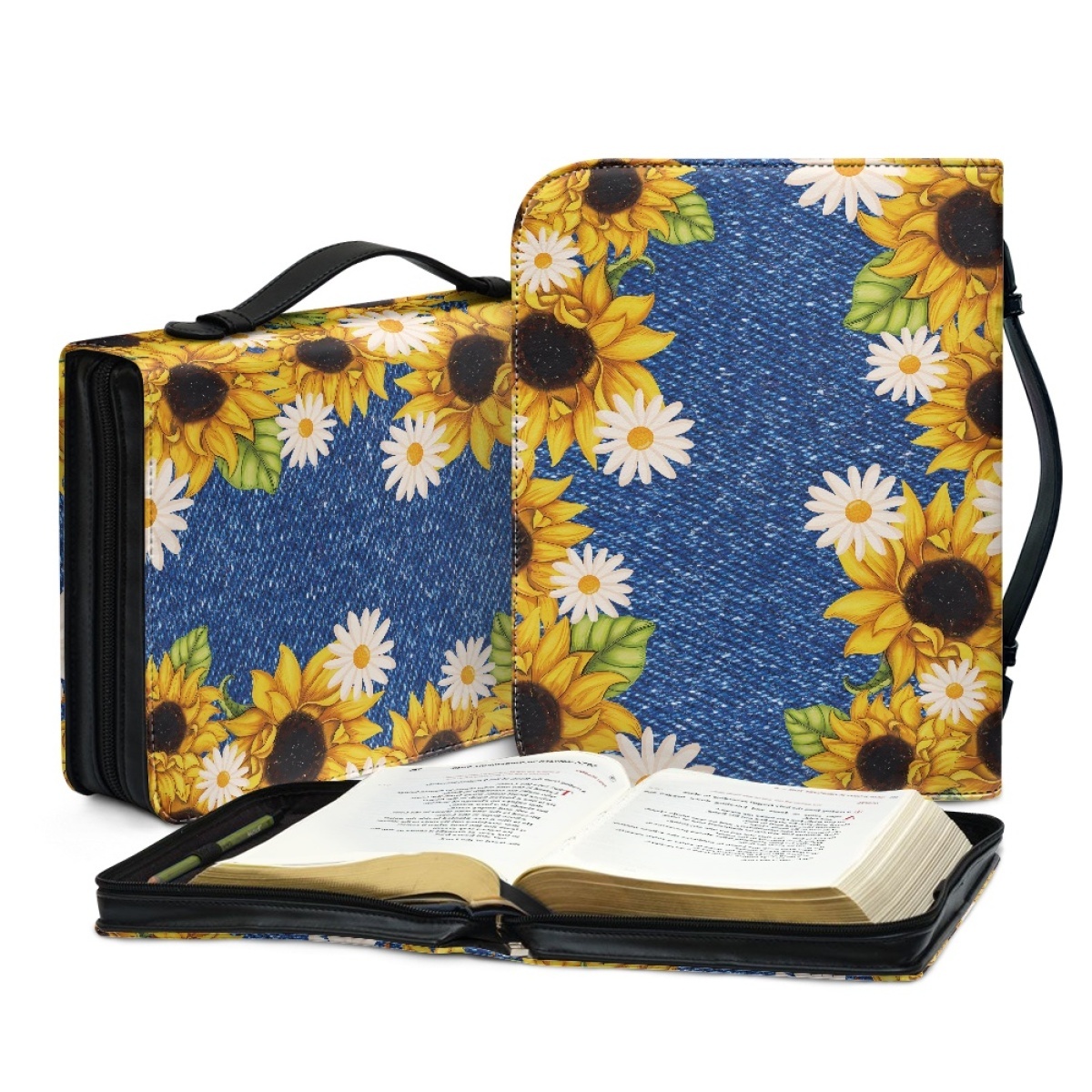 Personalized Leather Bible Cover for Women - Engraved Trust in the Lord with All Your Heart (Proverbs 3:5)