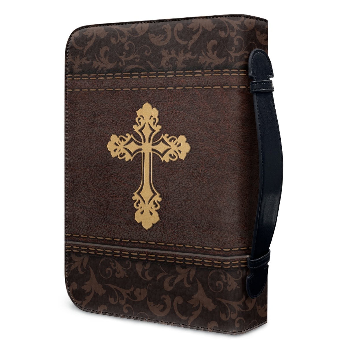 Extra Extra Large Leather Bible Cover - Engraved I Am a Child of God (1 John 3:1)