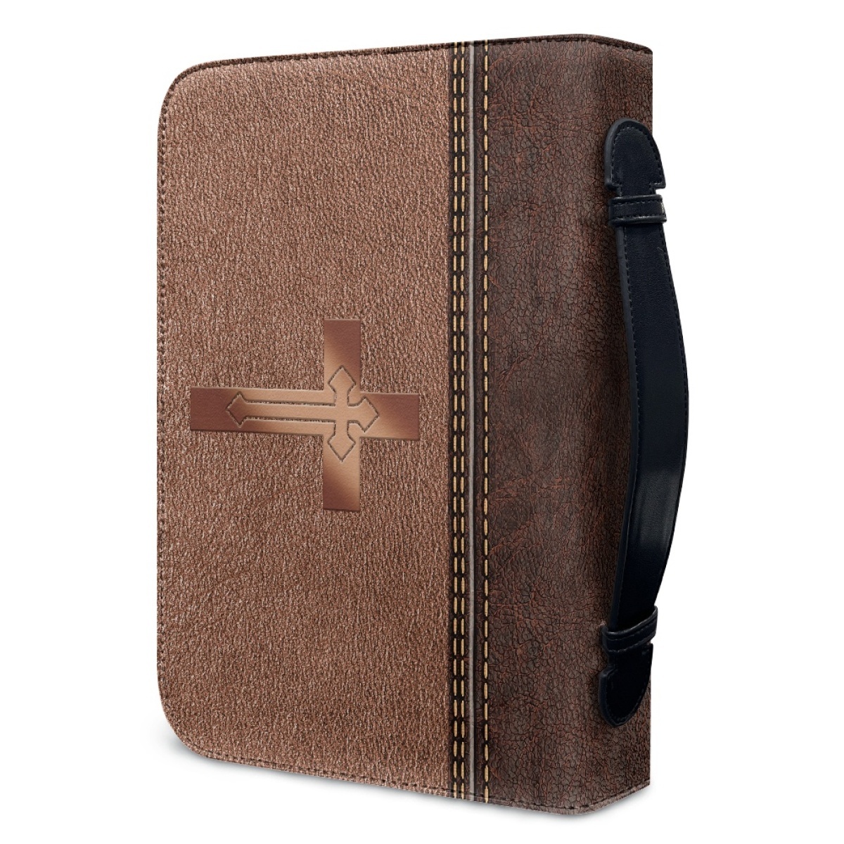 Personalized Large Bible Cover for Men - Engraved Trust in the Lord with All Your Heart (Proverbs 3:5)