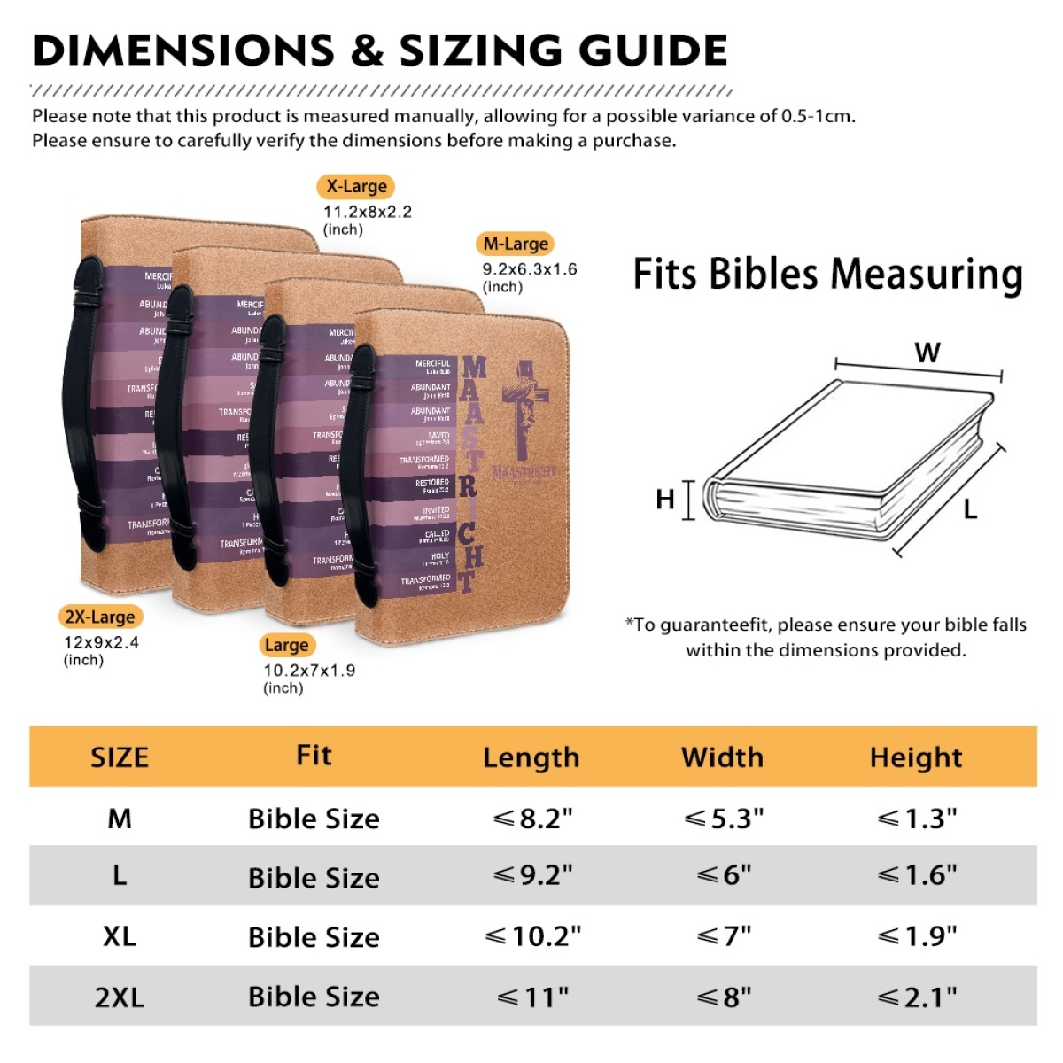 Letter by Letter Blessing: Beige Personalized Bible Case