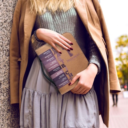 Letter by Letter Blessing: Beige Personalized Bible Case