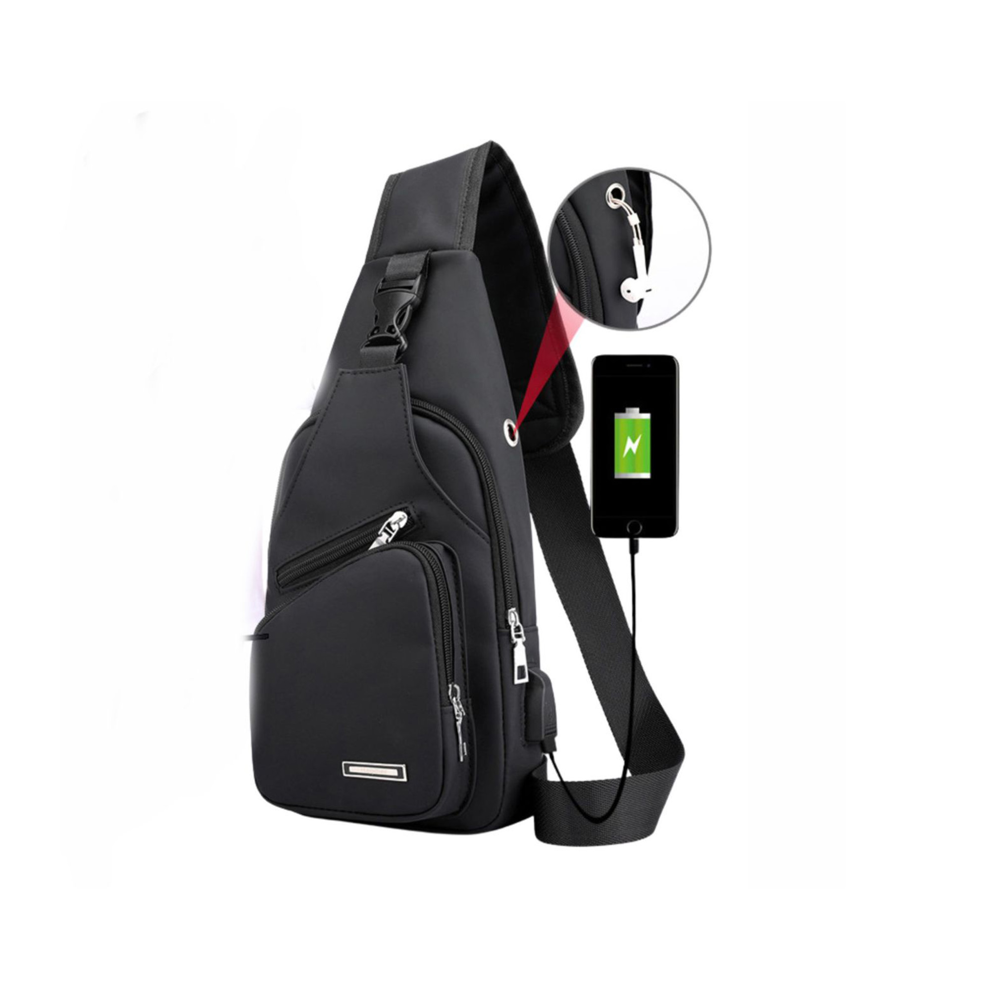 Anti-Theft Sling Bag for Men and Women.