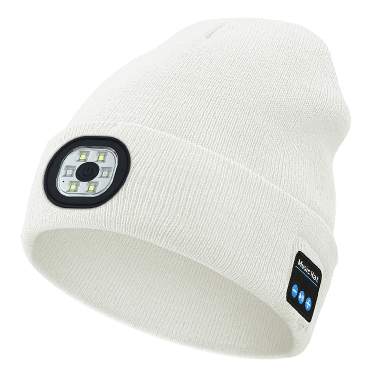 LED Bluetooth Audio Beanie 8.6" x 8.3"