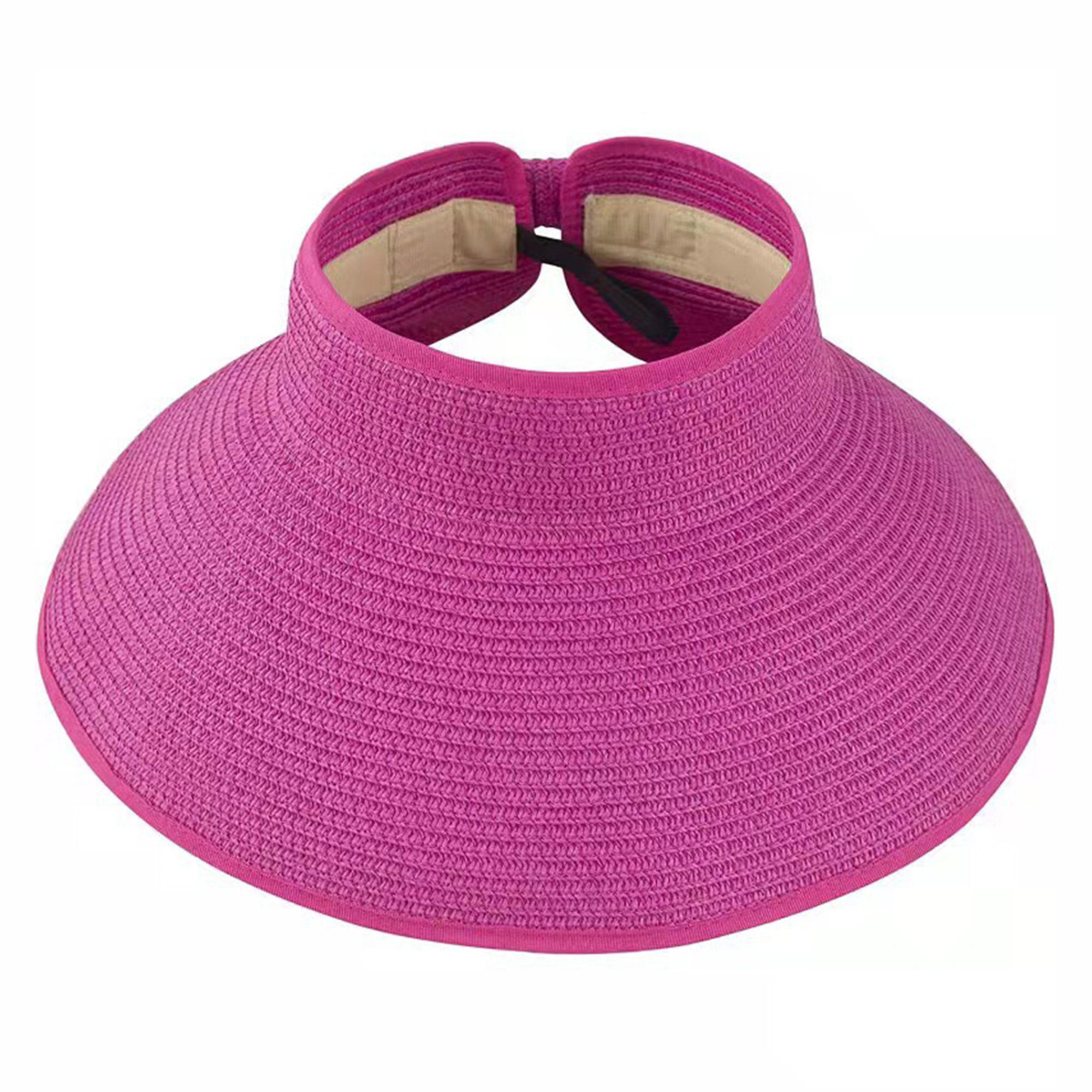 Women's Foldable Wide Brim Sun Visor Hats for Summer.
