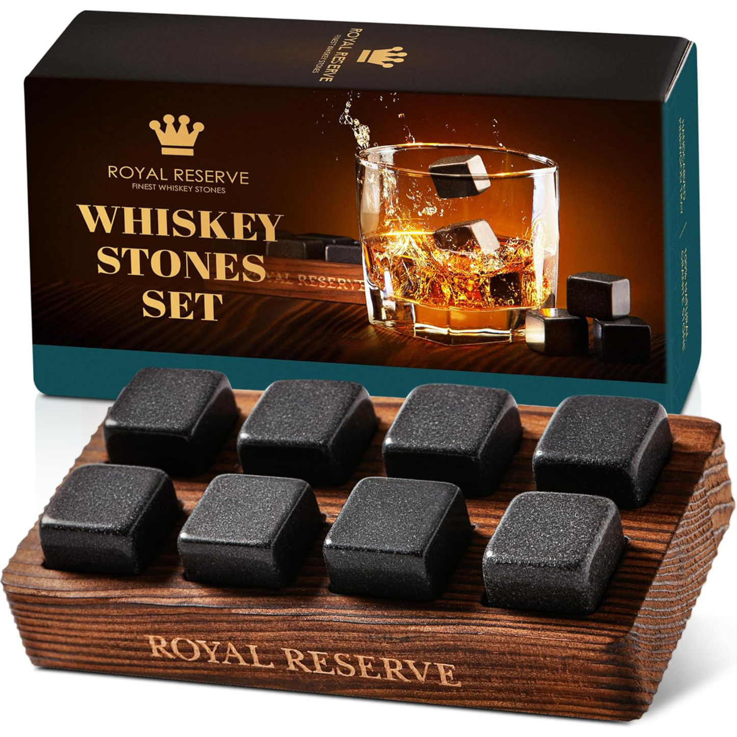 Reusable Whiskey Stone Gift Set