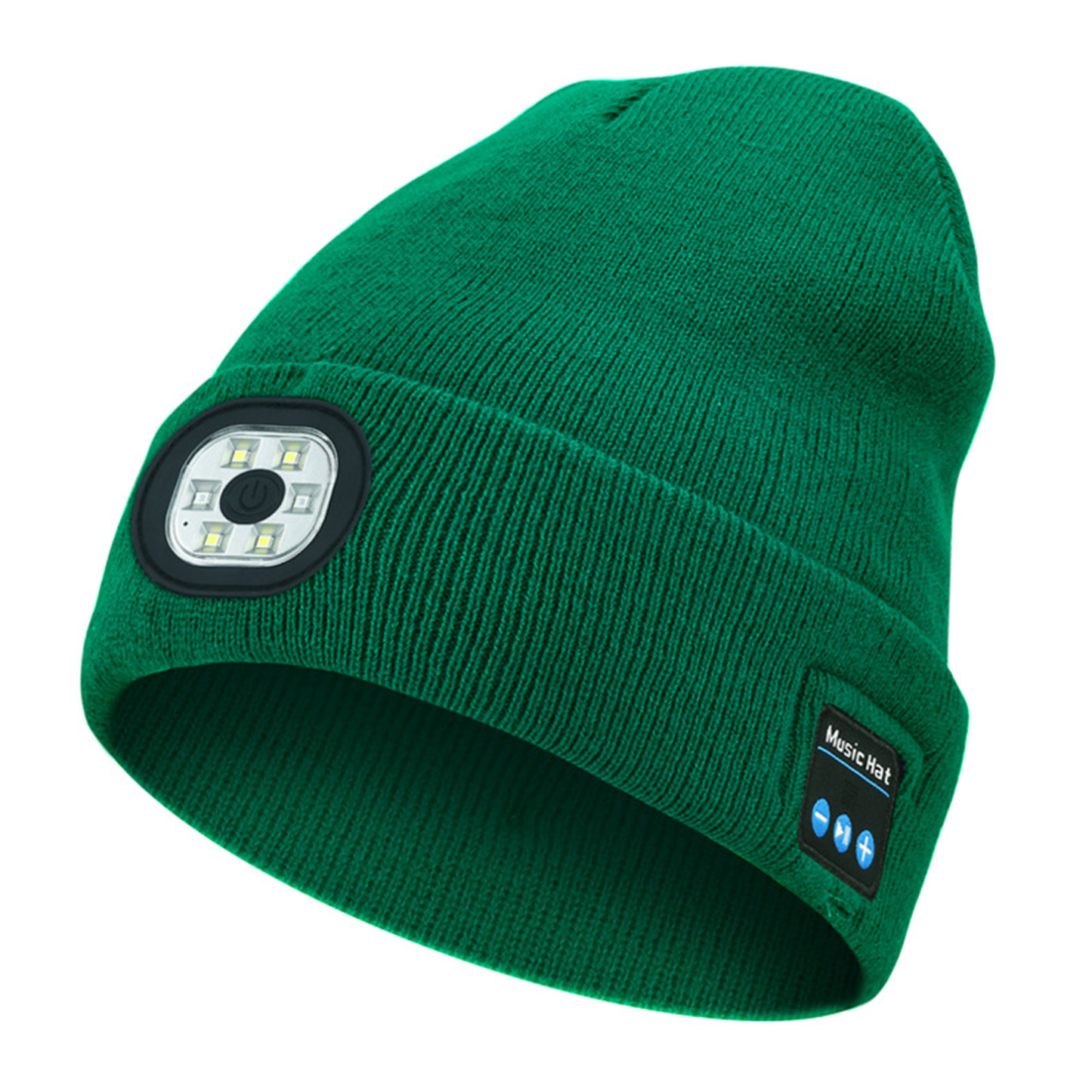 LED Bluetooth Audio Beanie 8.6" x 8.3"