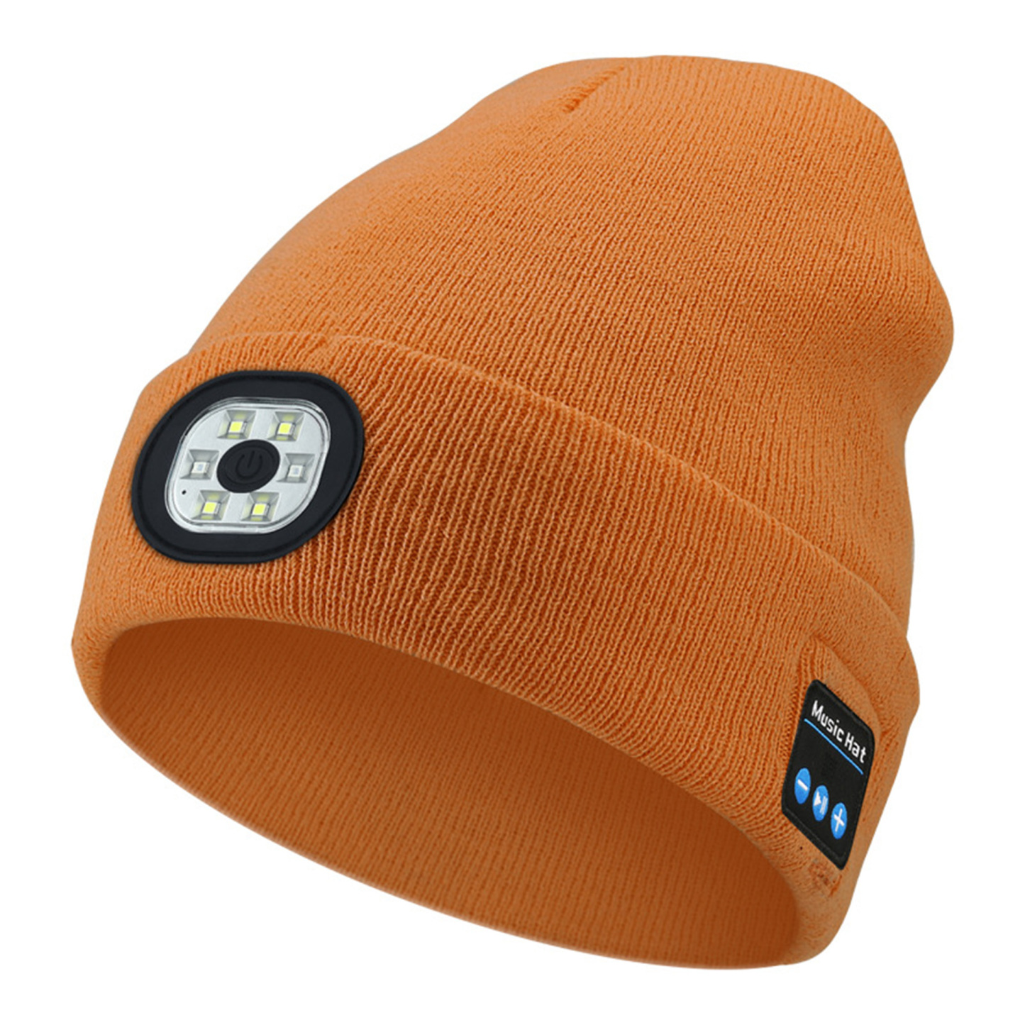 LED Bluetooth Audio Beanie 8.6" x 8.3"
