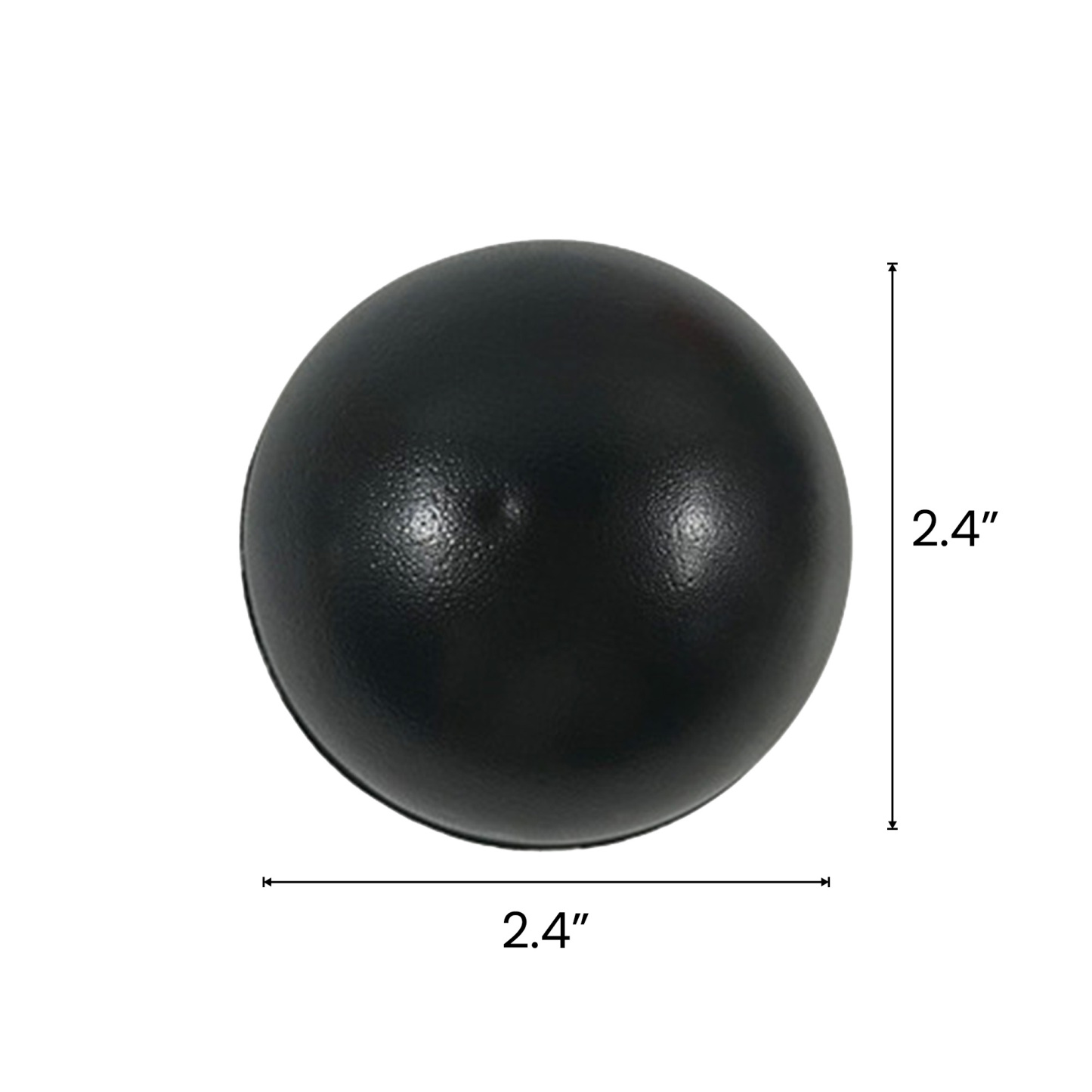Glossy foam pressure ball