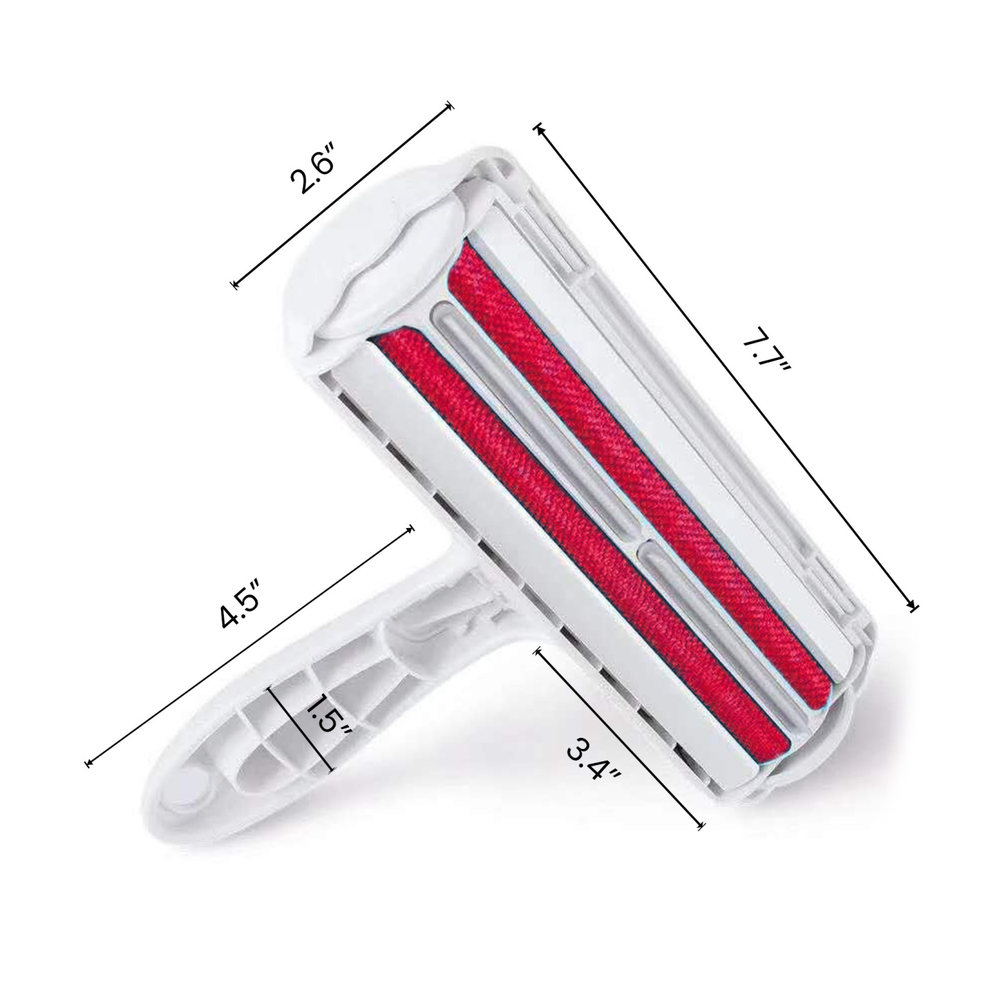 Pet hair removal roller