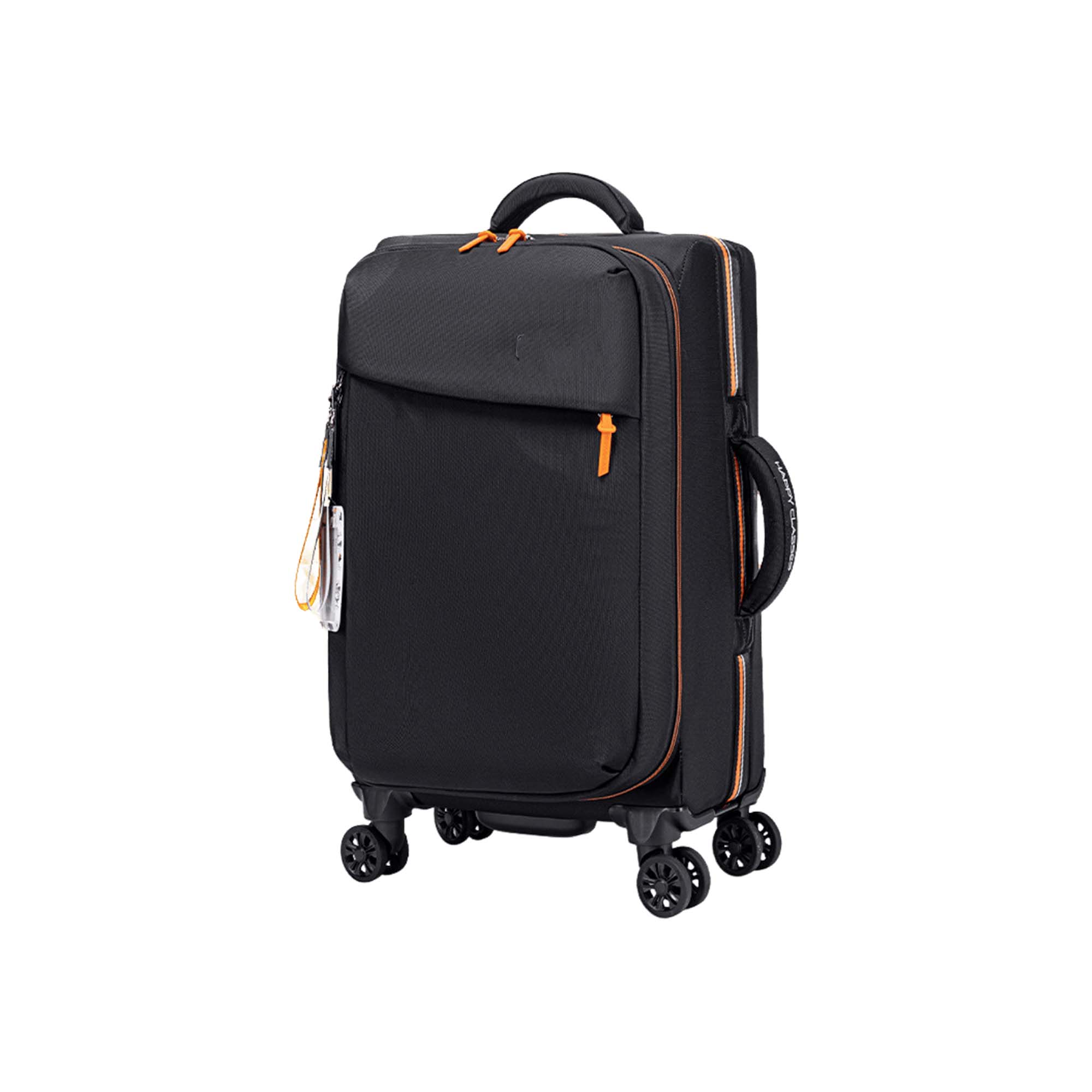 Large Capacity Fabric Trolley Suitcase