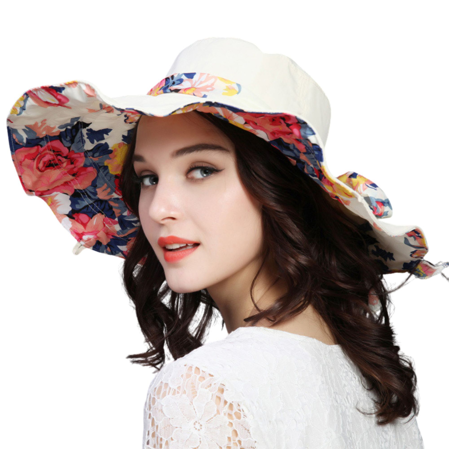 Women's Large Brim Foldable Sun Hat