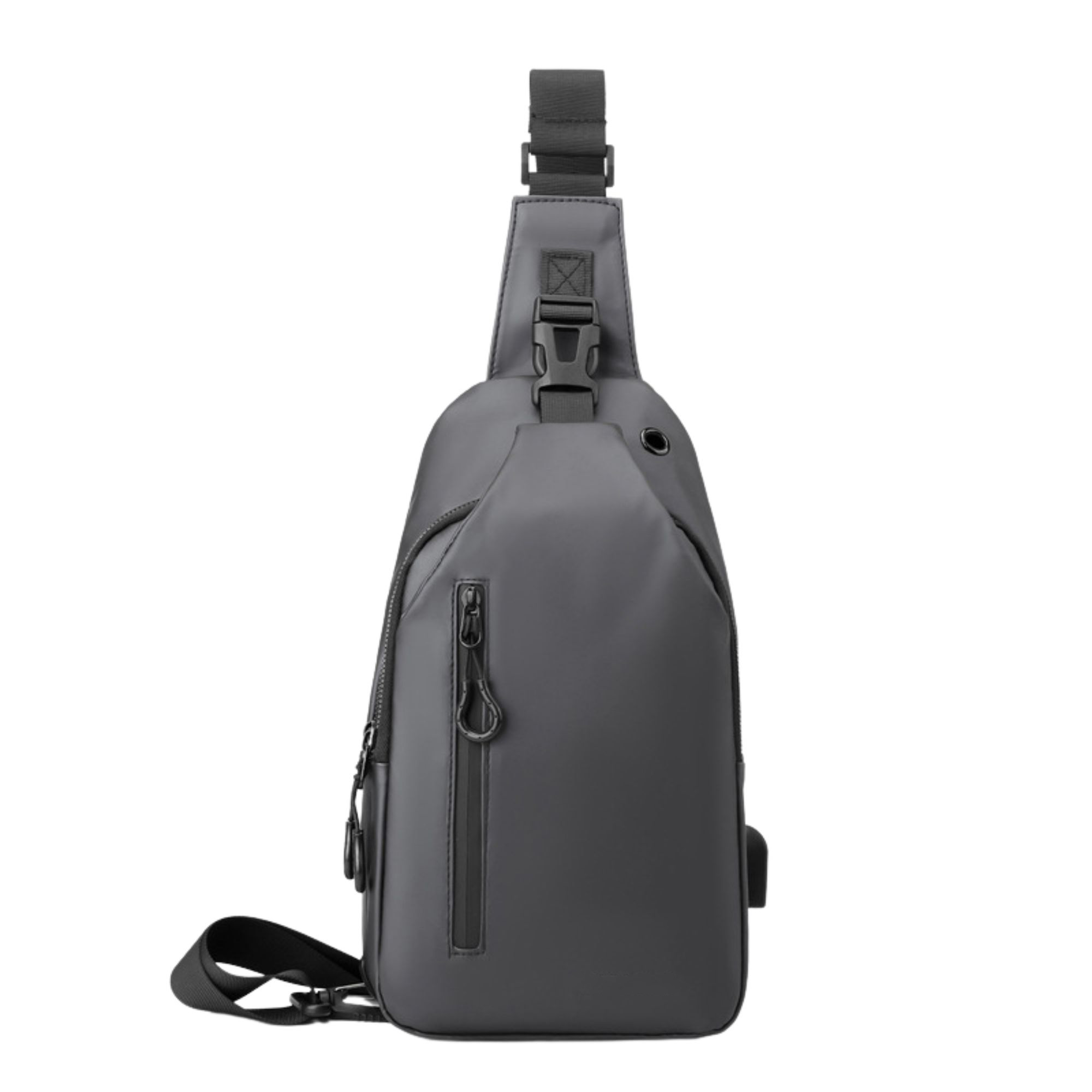 Waterproof Sling Backpack with USB Charging Port