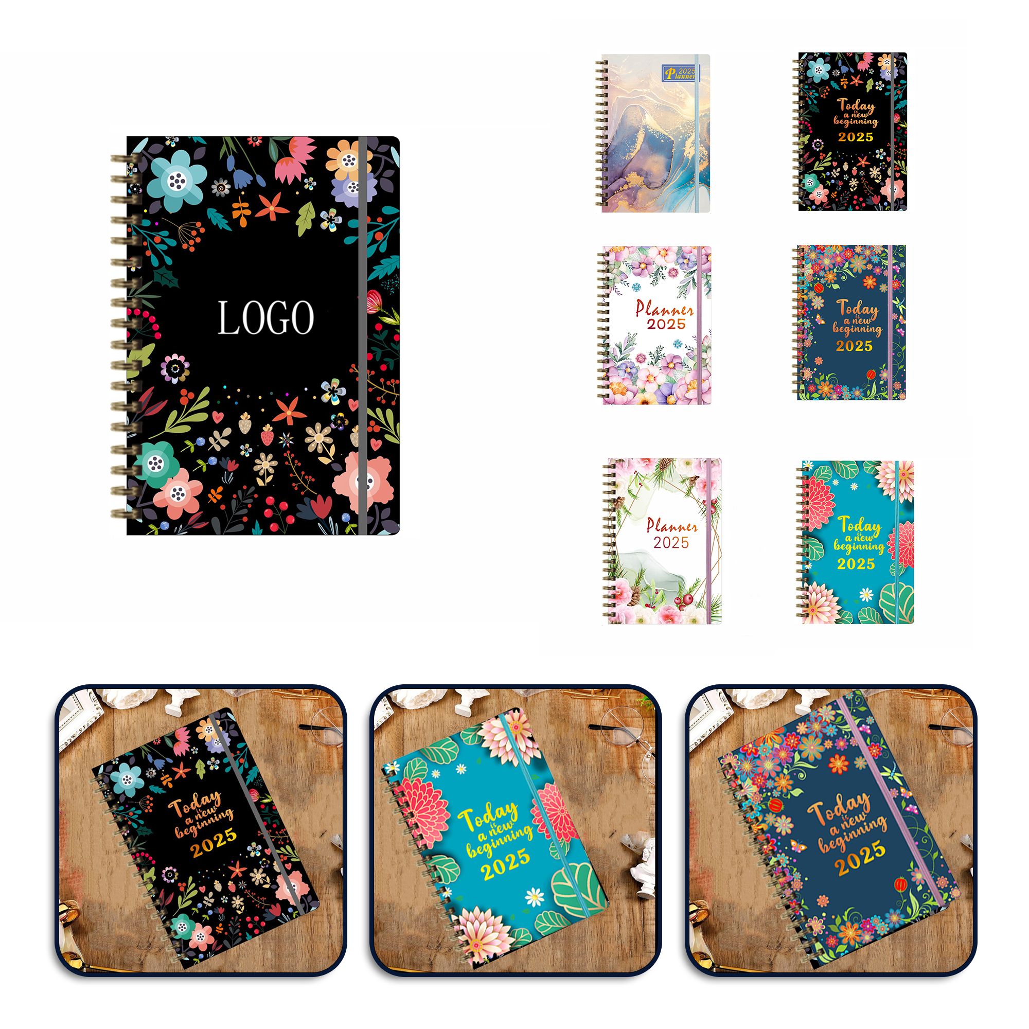 2025 Daily Organizer Notebook.