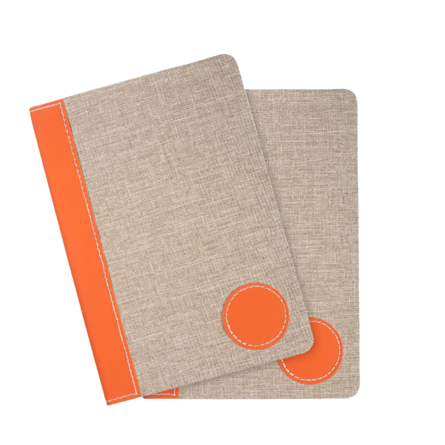 linen-bound splicing notebook.
