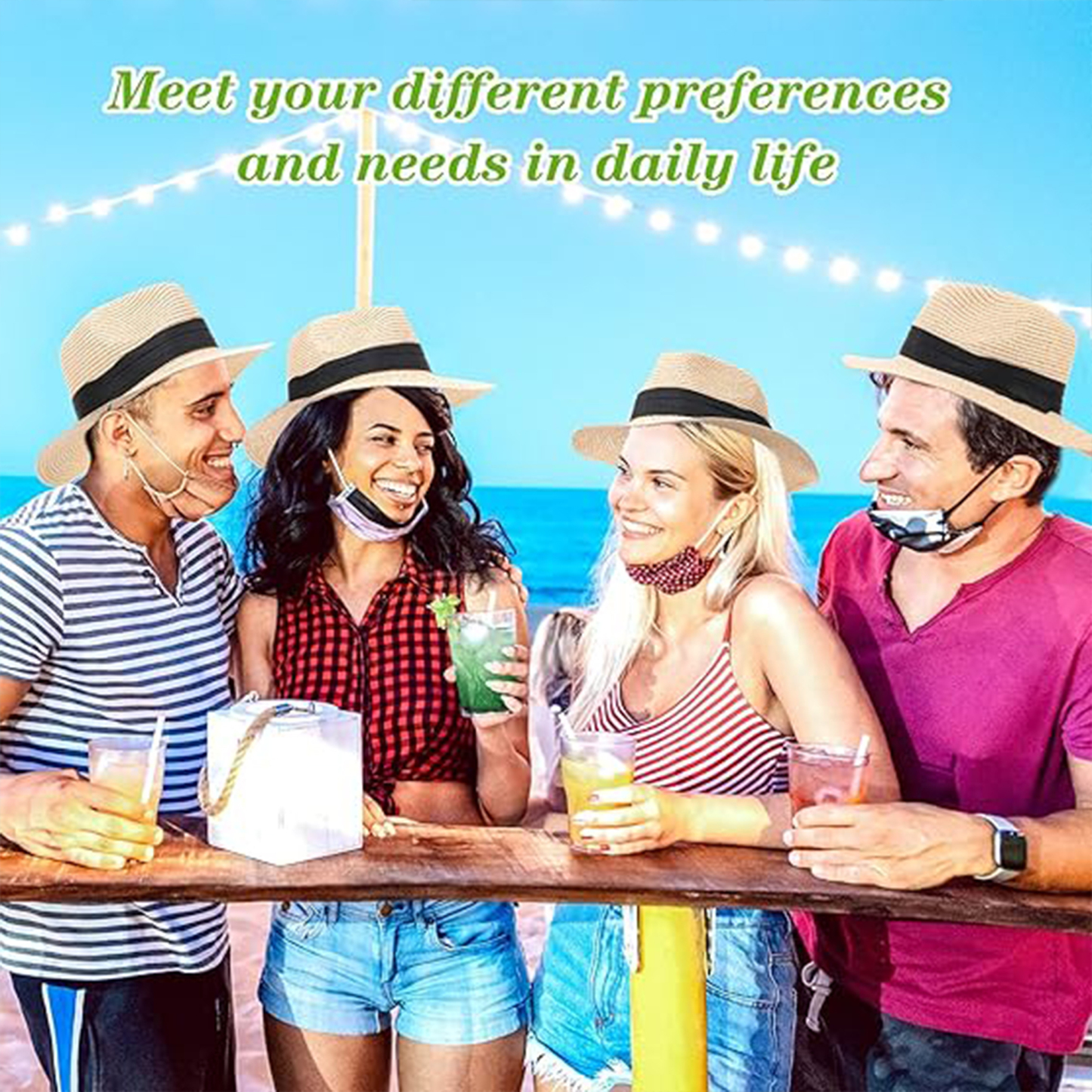 Summer Sun Protection Straw Hat