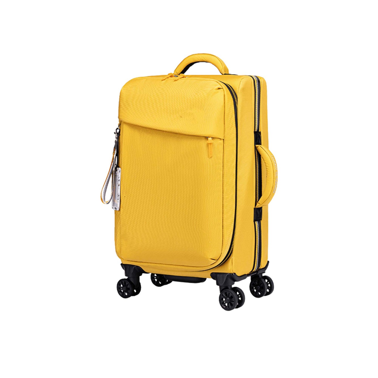 Large Capacity Fabric Trolley Suitcase