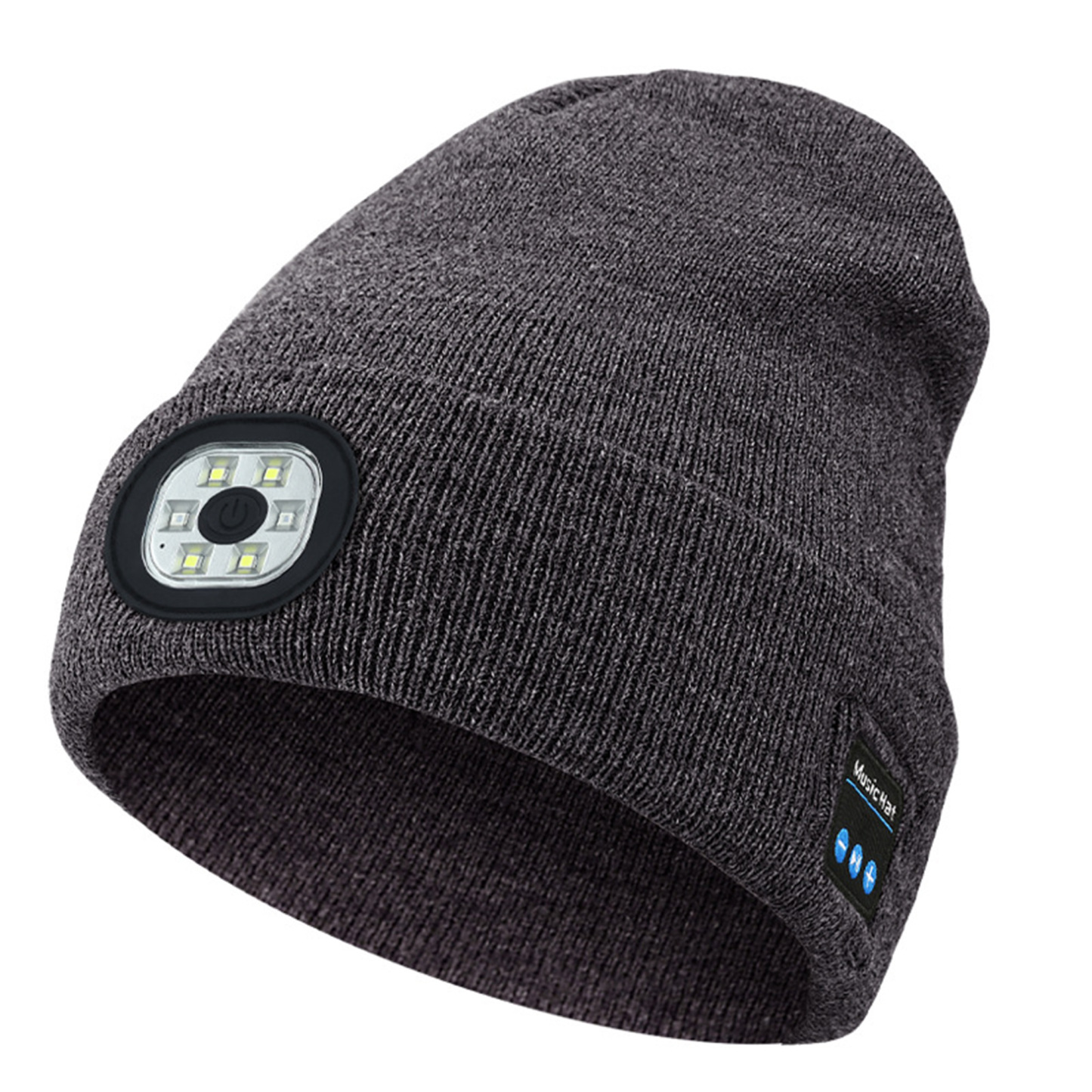 LED Bluetooth Audio Beanie 8.6" x 8.3"