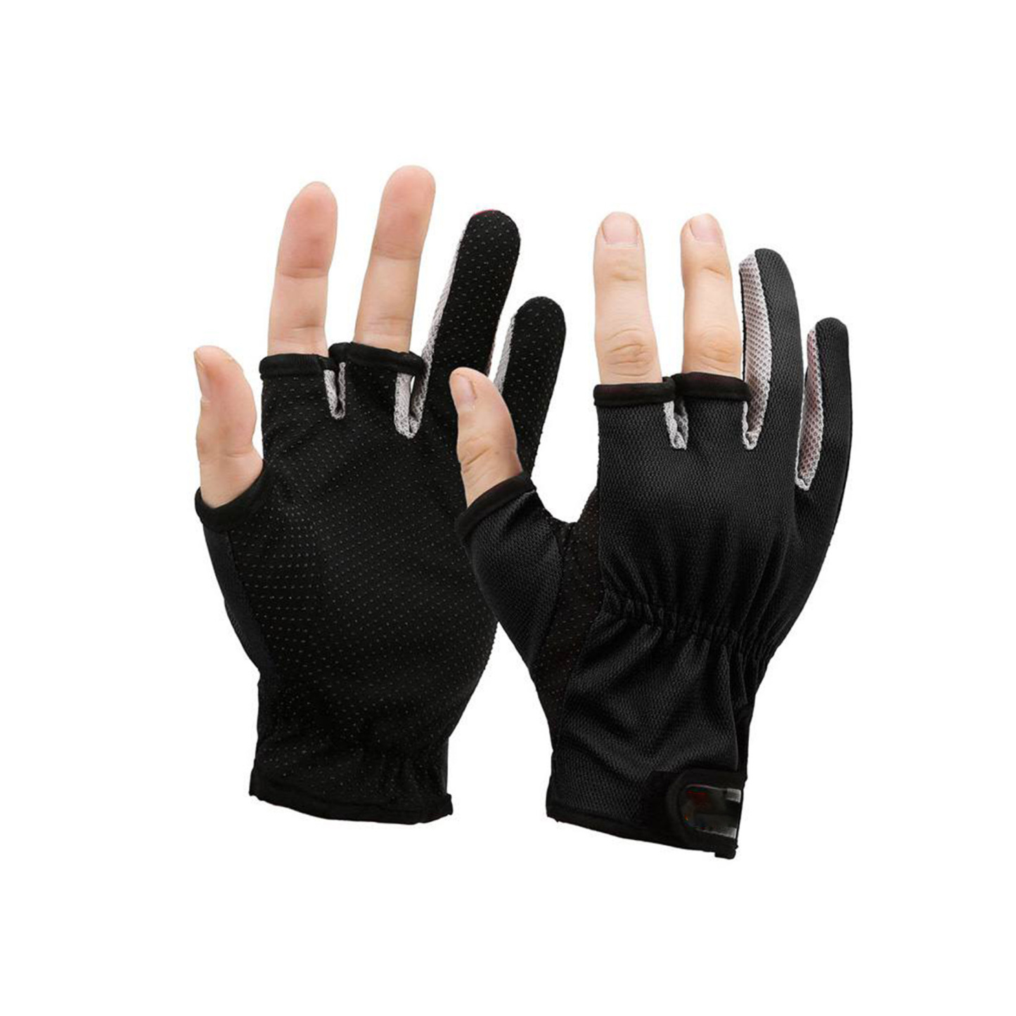 Fishing Gloves with Three Fingers (Size: 7.5 x 3.7 inches)