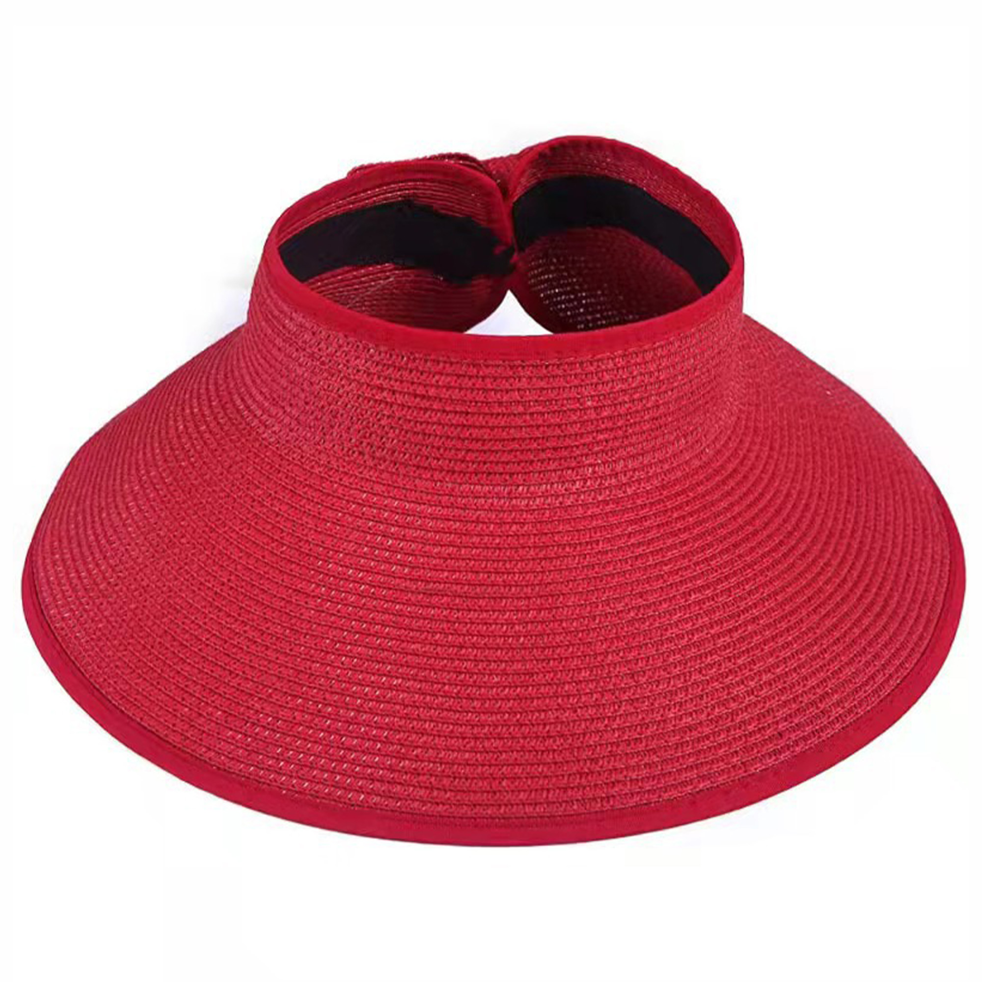 Women's Foldable Wide Brim Sun Visor Hats for Summer.