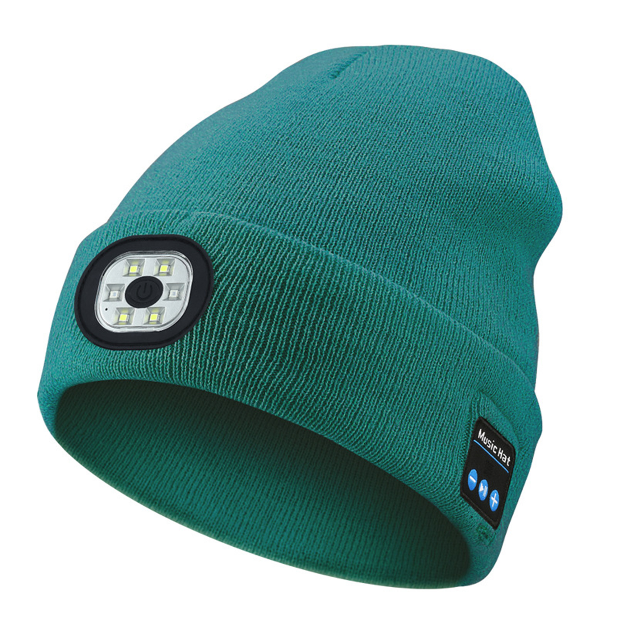 LED Bluetooth Audio Beanie 8.6" x 8.3"
