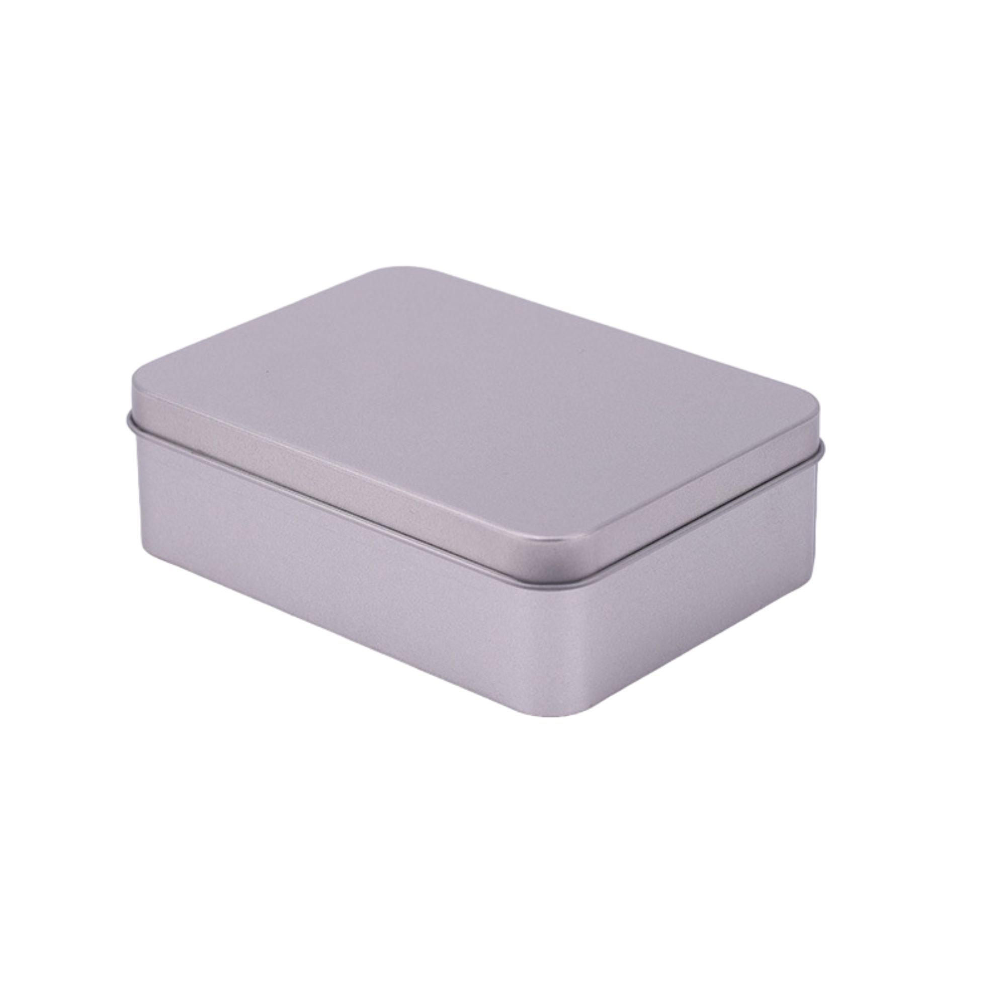 Custom round metal cosmetic box for makeup, lipstick, solid perfume, and jewelry storage 