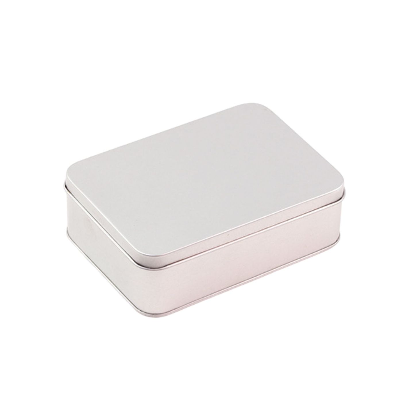 Custom round metal cosmetic box for makeup, lipstick, solid perfume, and jewelry storage 