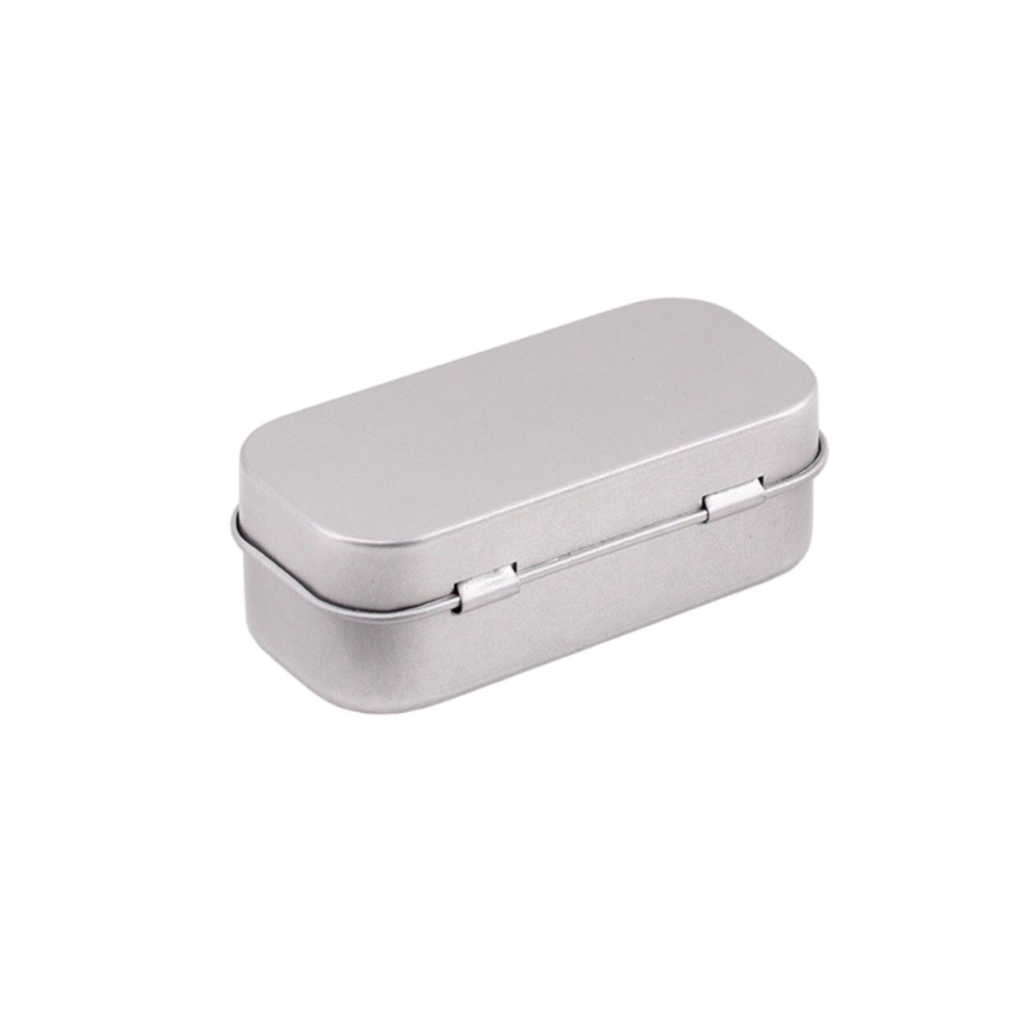 Custom round metal cosmetic box for makeup, lipstick, solid perfume, and jewelry storage 