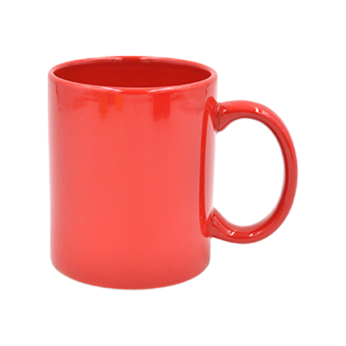 Thermal transfer coated ceramic cup