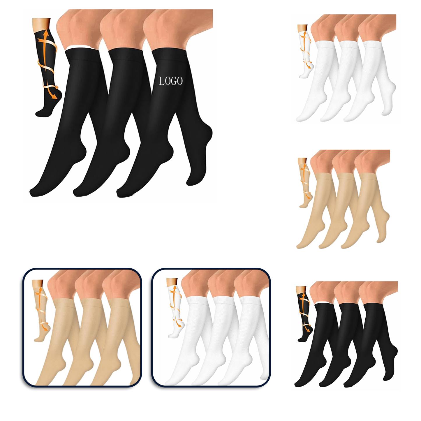 Compression Socks for Men and Women.