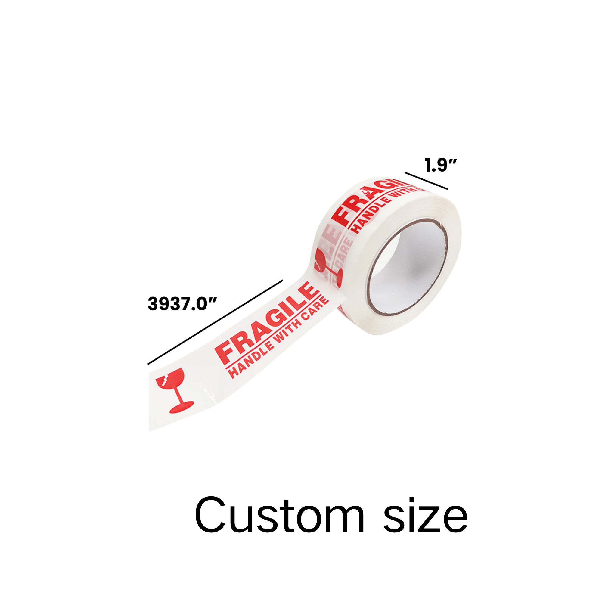 Large Roll Fragile Warning Tape 