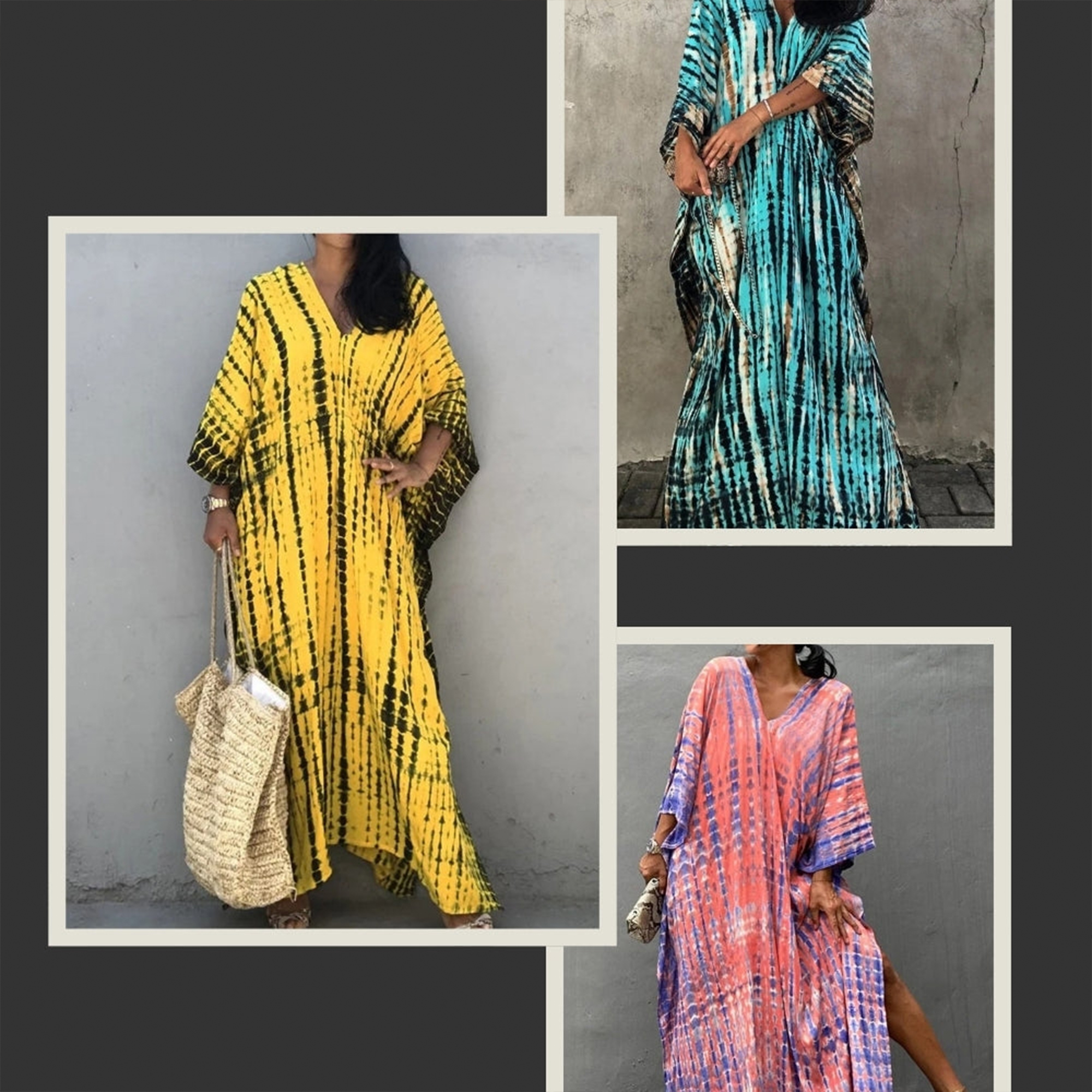 Summer Tie and Dye Beach Wear