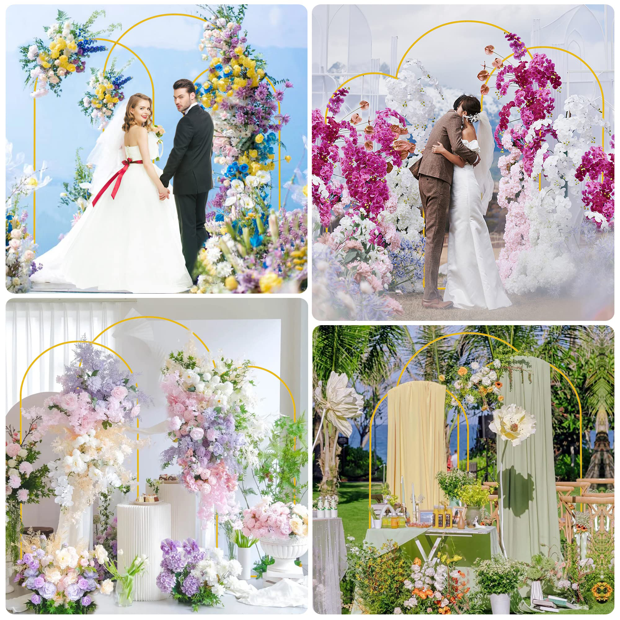 Wedding Arch Iron Frame Decoration