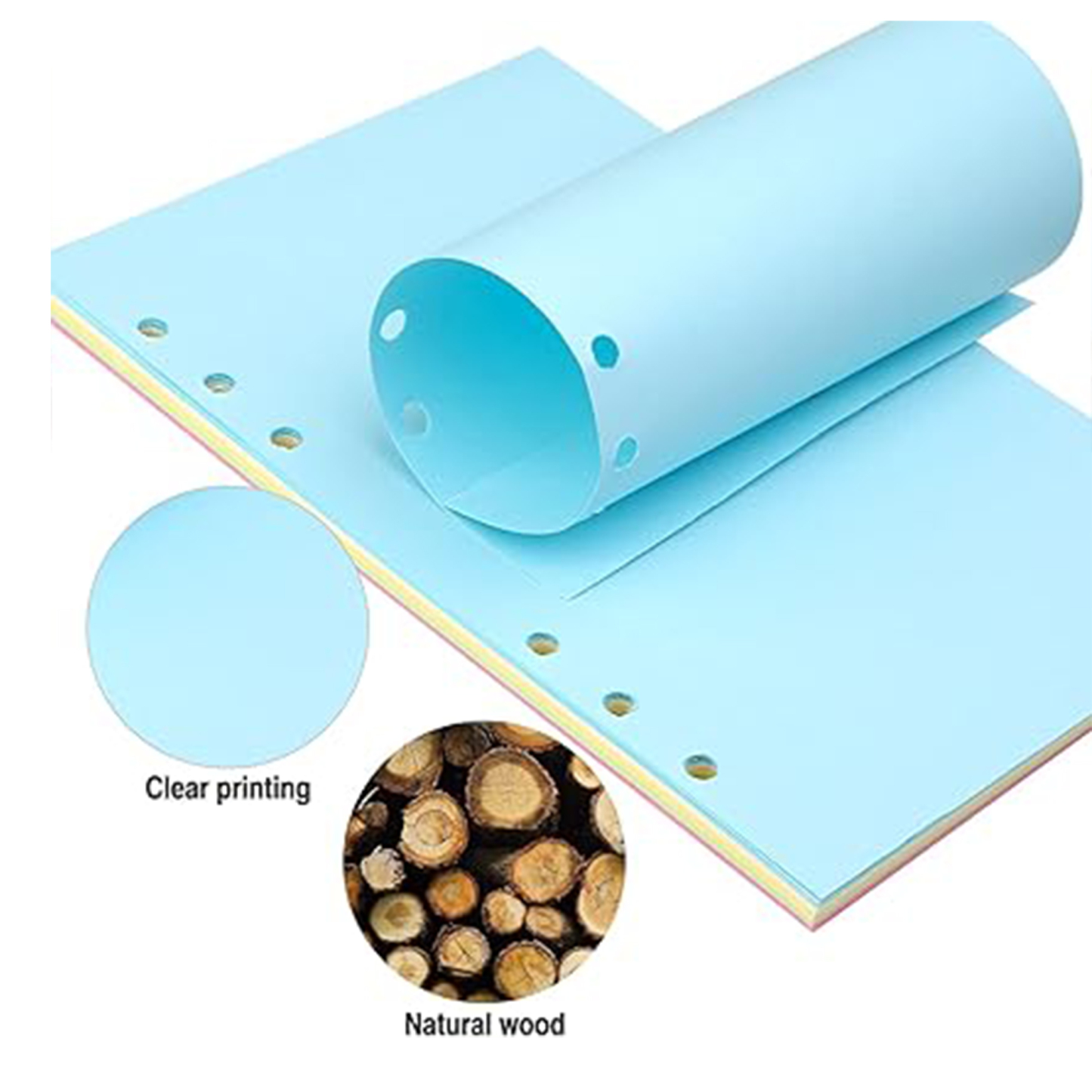 High-value PVC loose-leaf detachable notebook a5 large-capacity student coil shell binder (9.4" x 7.1")