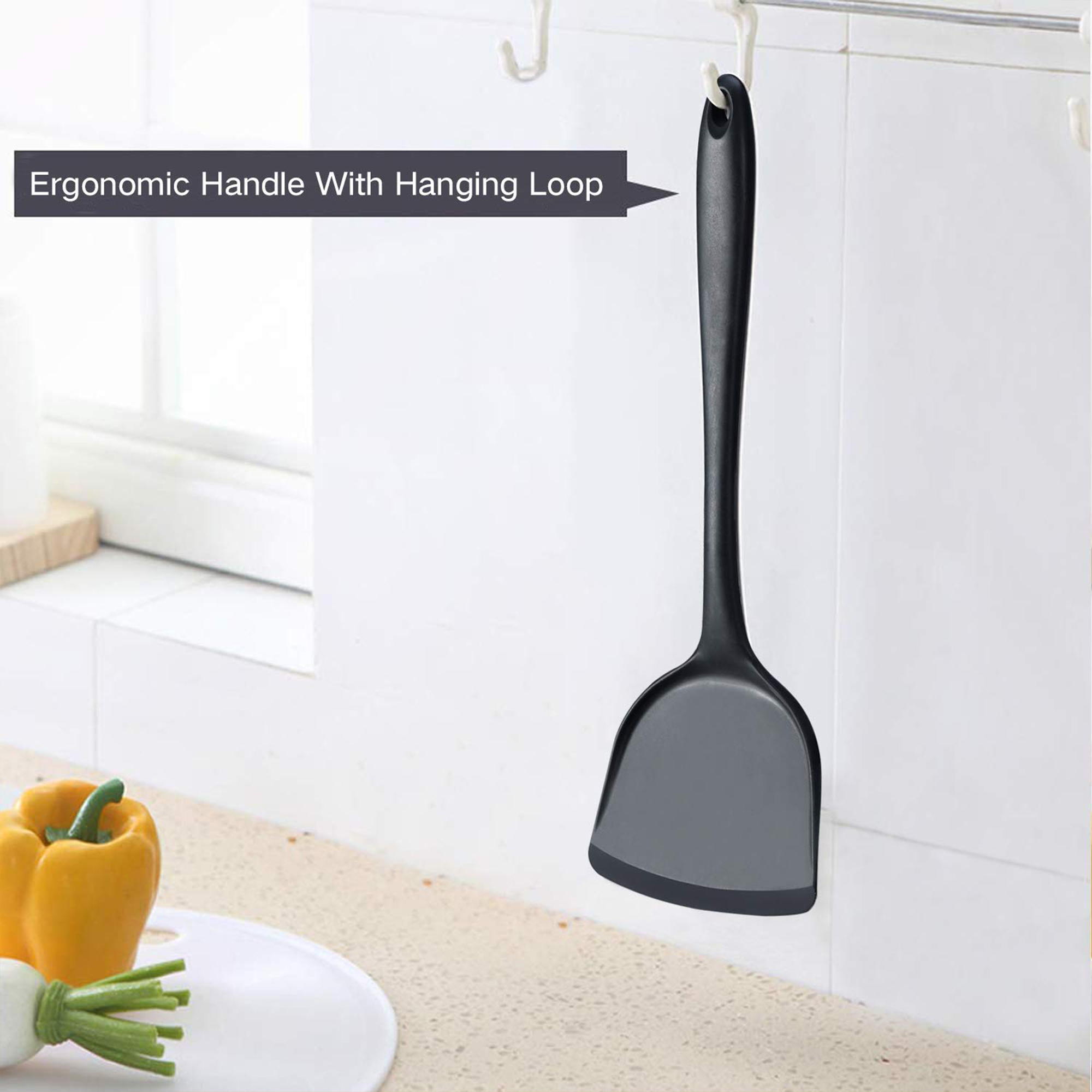 Silicone Wok Spatula Cooking Tool.