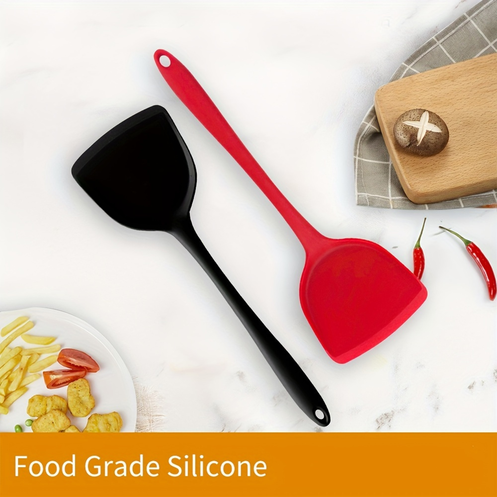 Silicone Wok Spatula Cooking Tool.