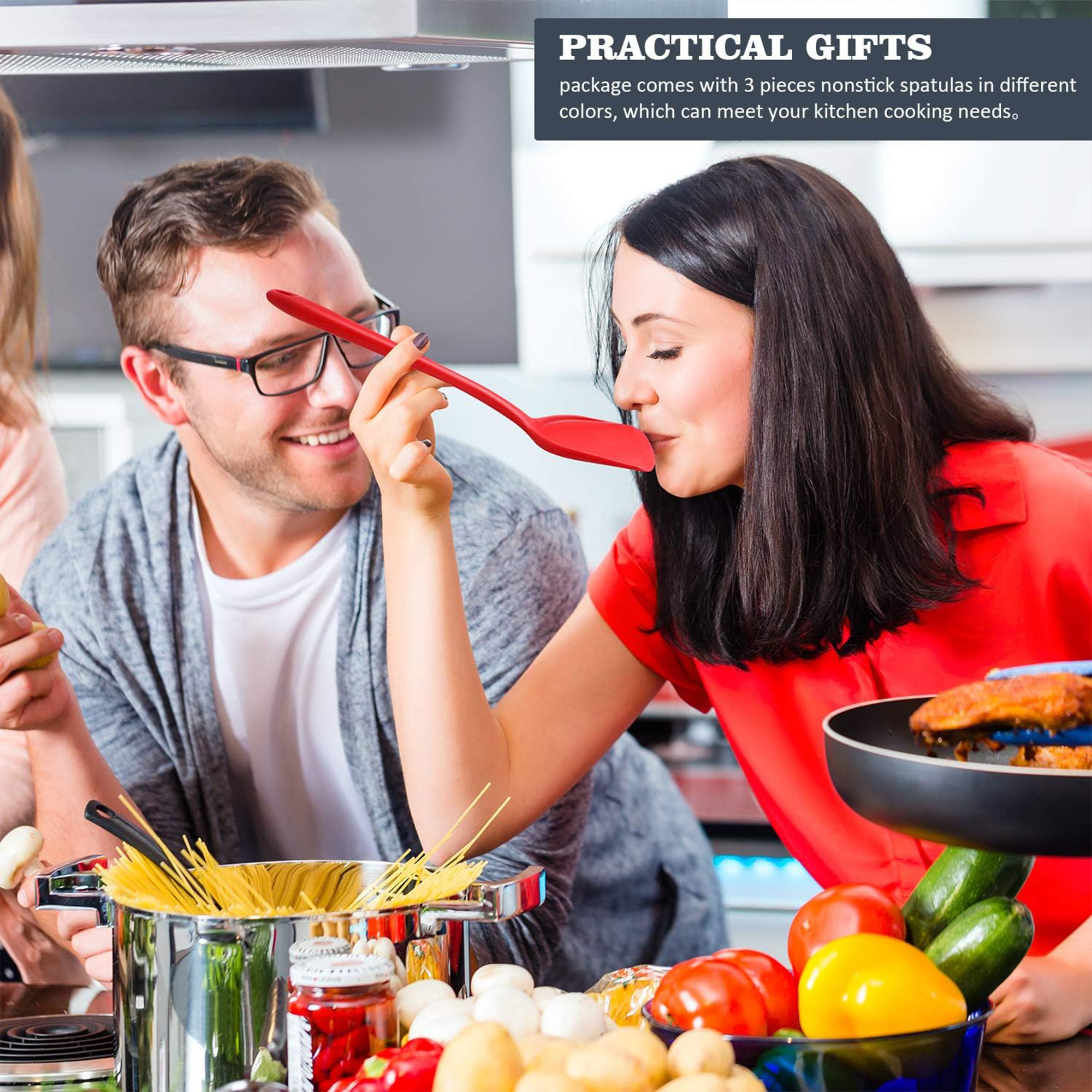 Silicone Wok Spatula Cooking Tool.