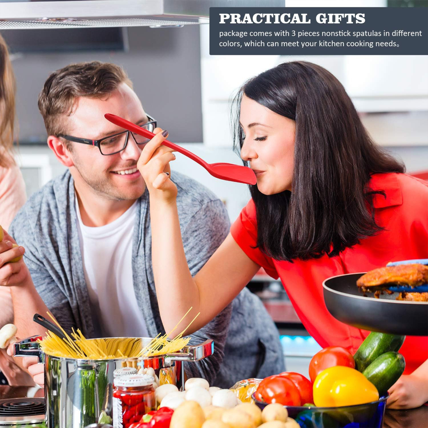 Silicone Wok Spatula Cooking Tool.