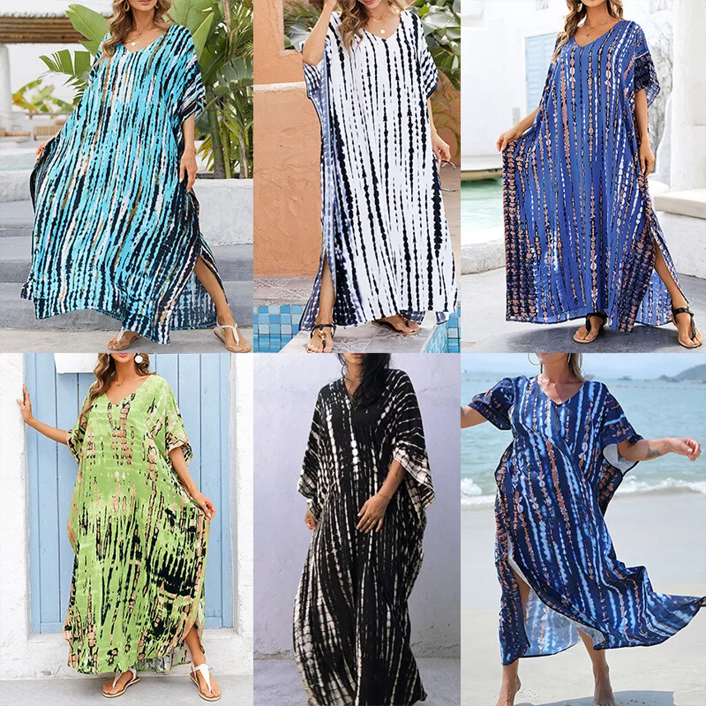 Summer Tie and Dye Beach Wear