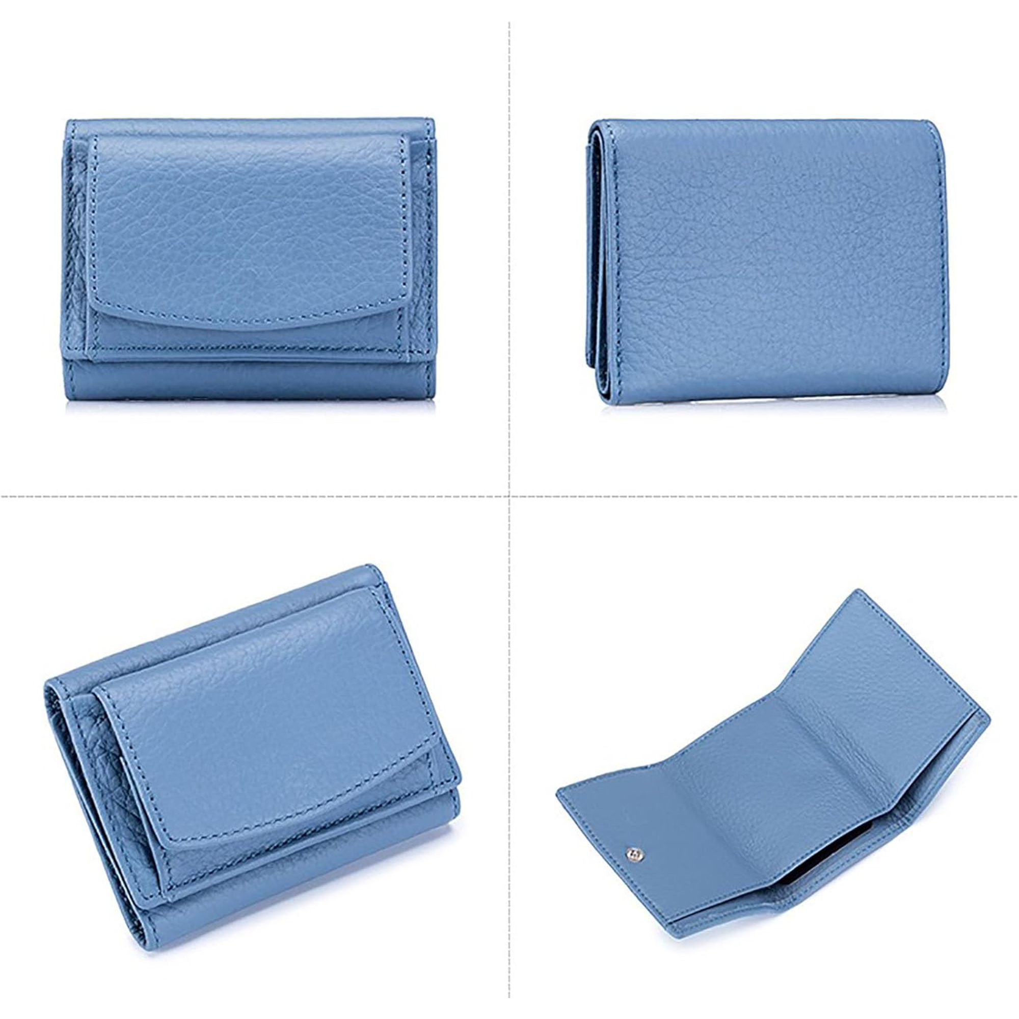 Trifold Compact Solid Color Purse