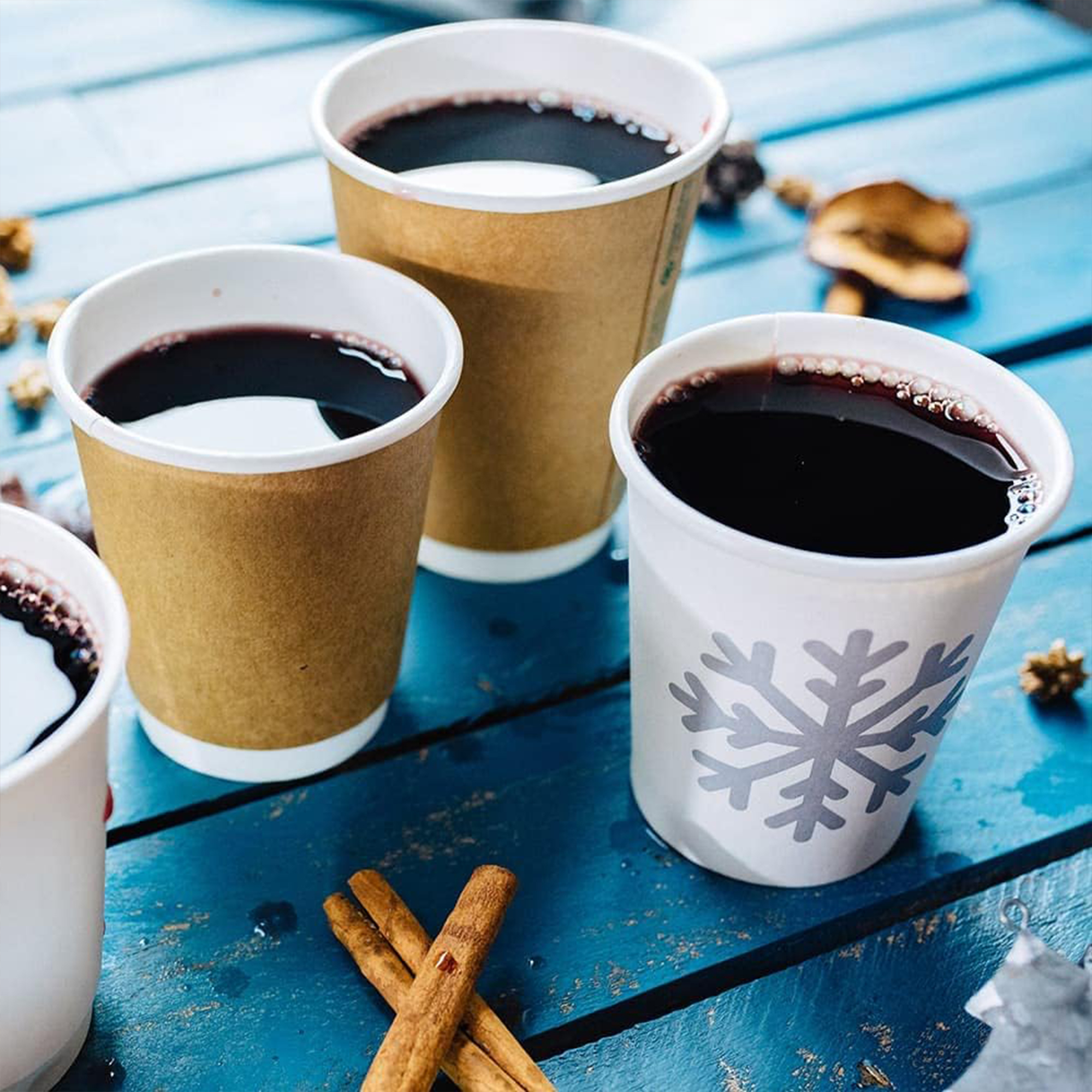 Double-wall kraft paper disposable cups