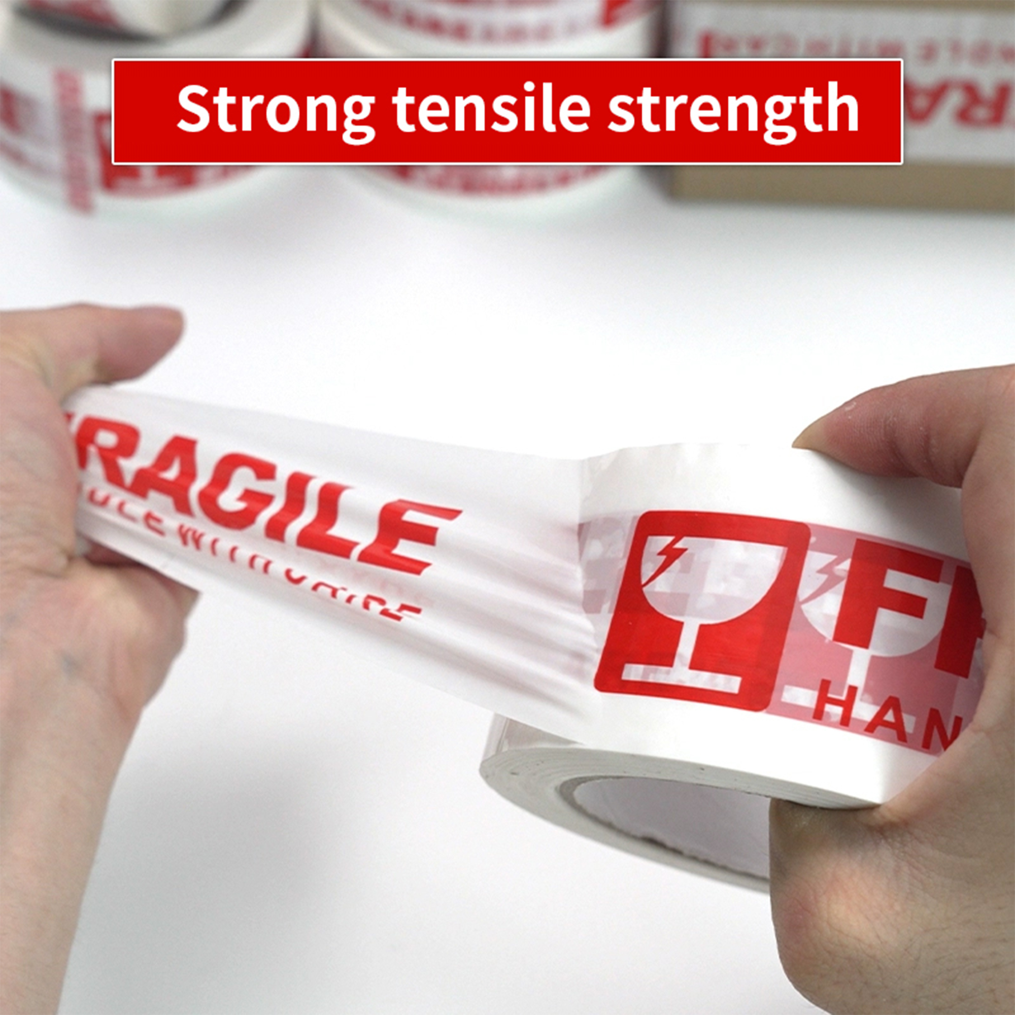 Large Roll Fragile Warning Tape 