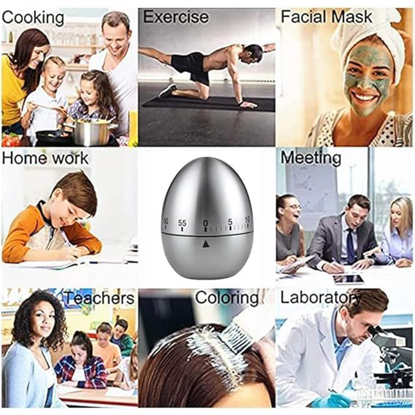 Egg Shape Kitchen Timer