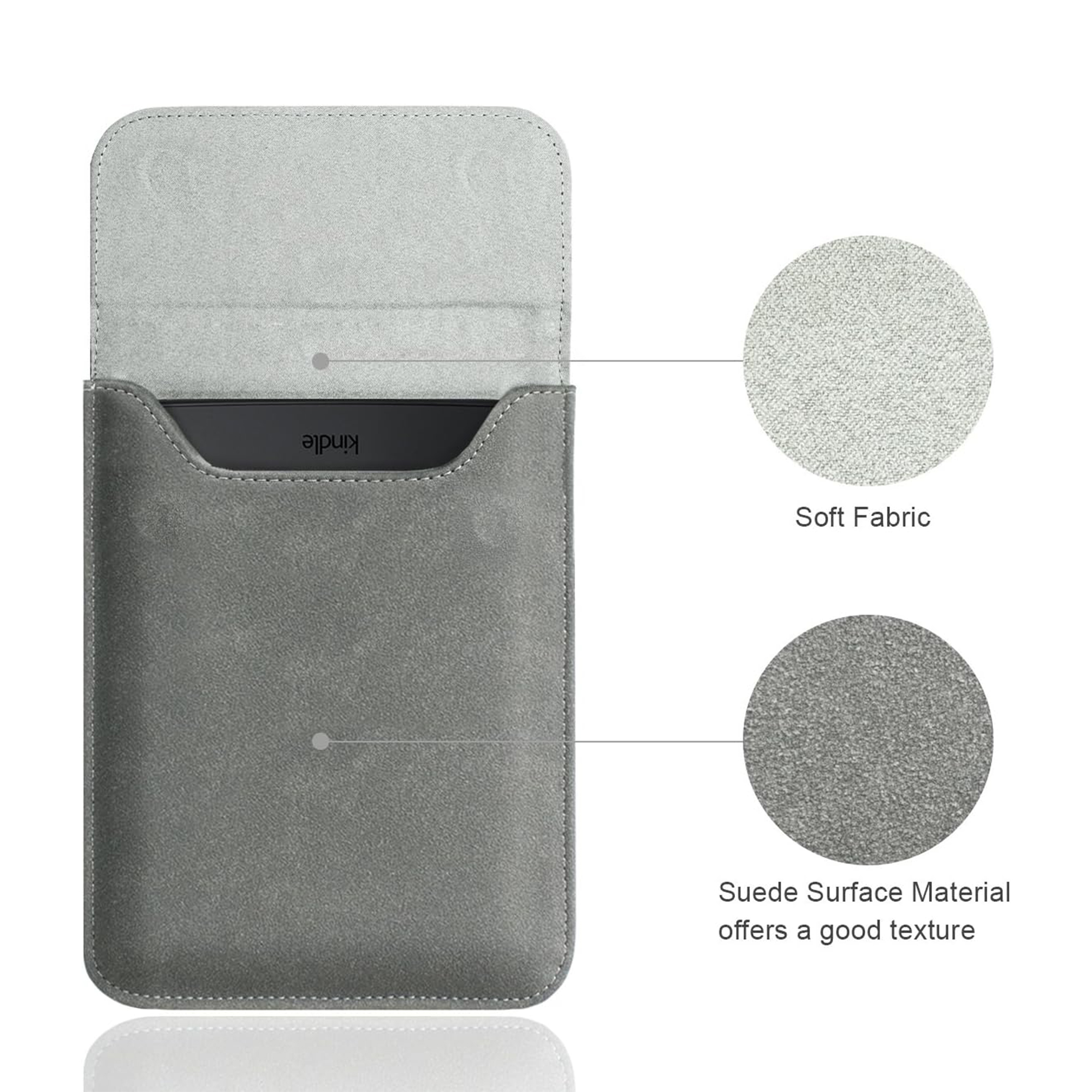 Kindle Paperwhite Leather Case with Magnetic Closure