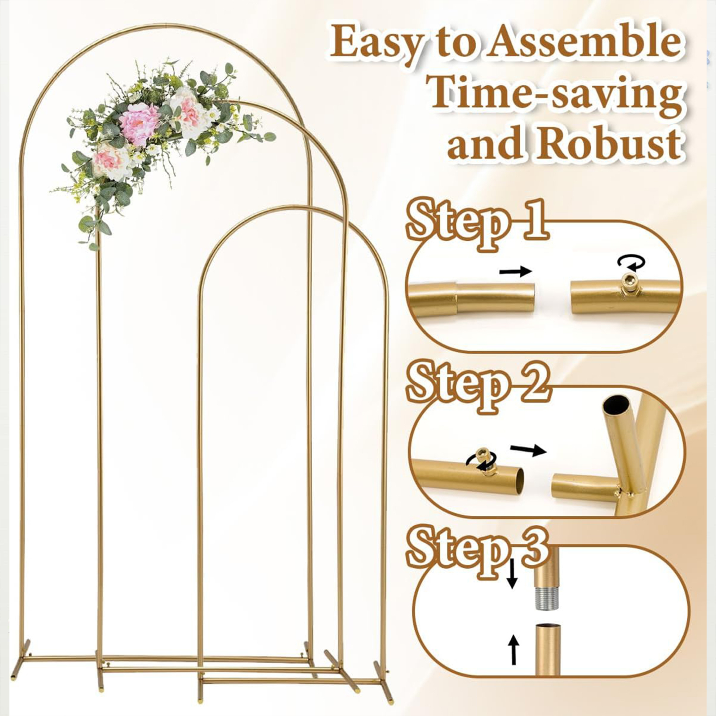 Wedding Arch Iron Frame Decoration