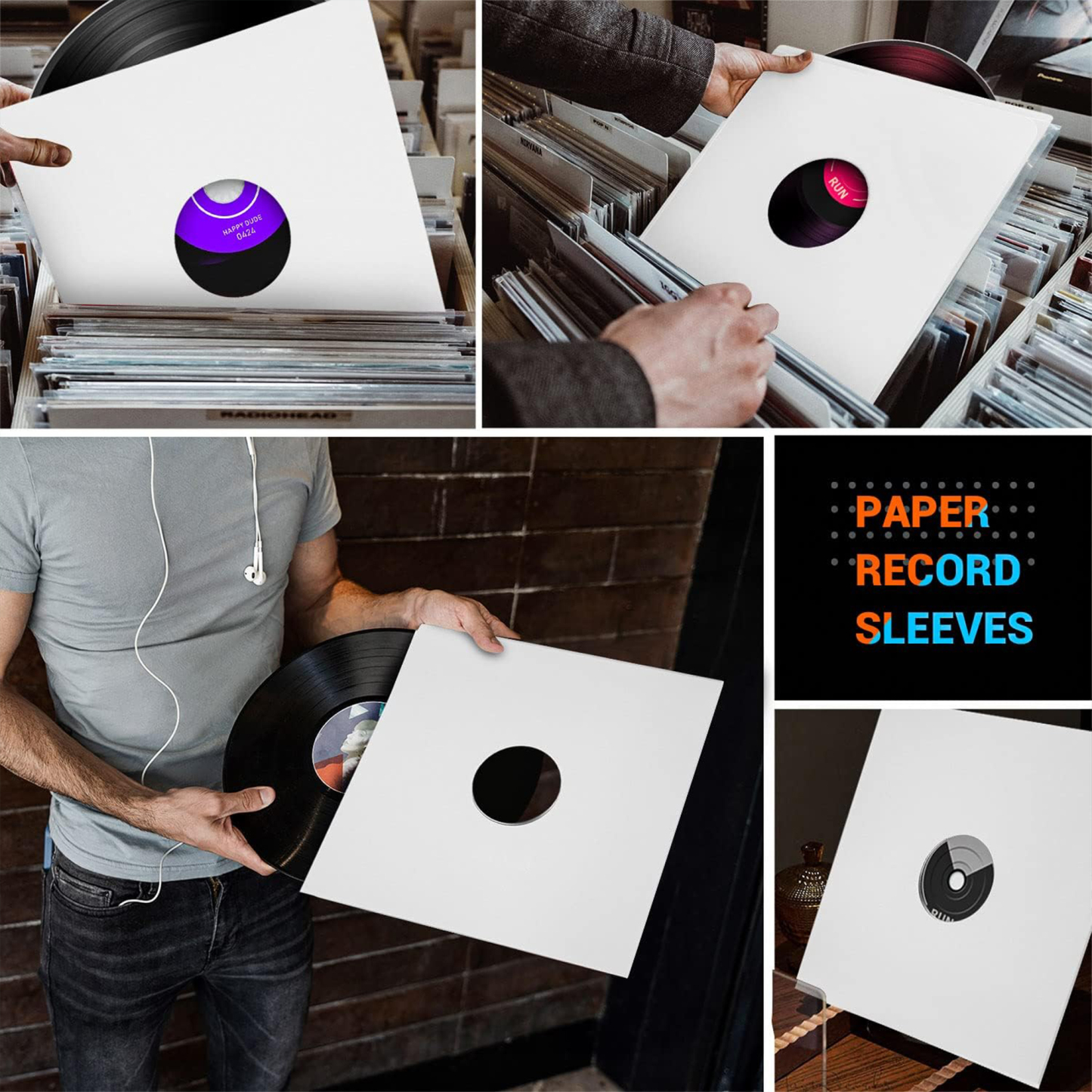 Vinyl Record Protector Bag