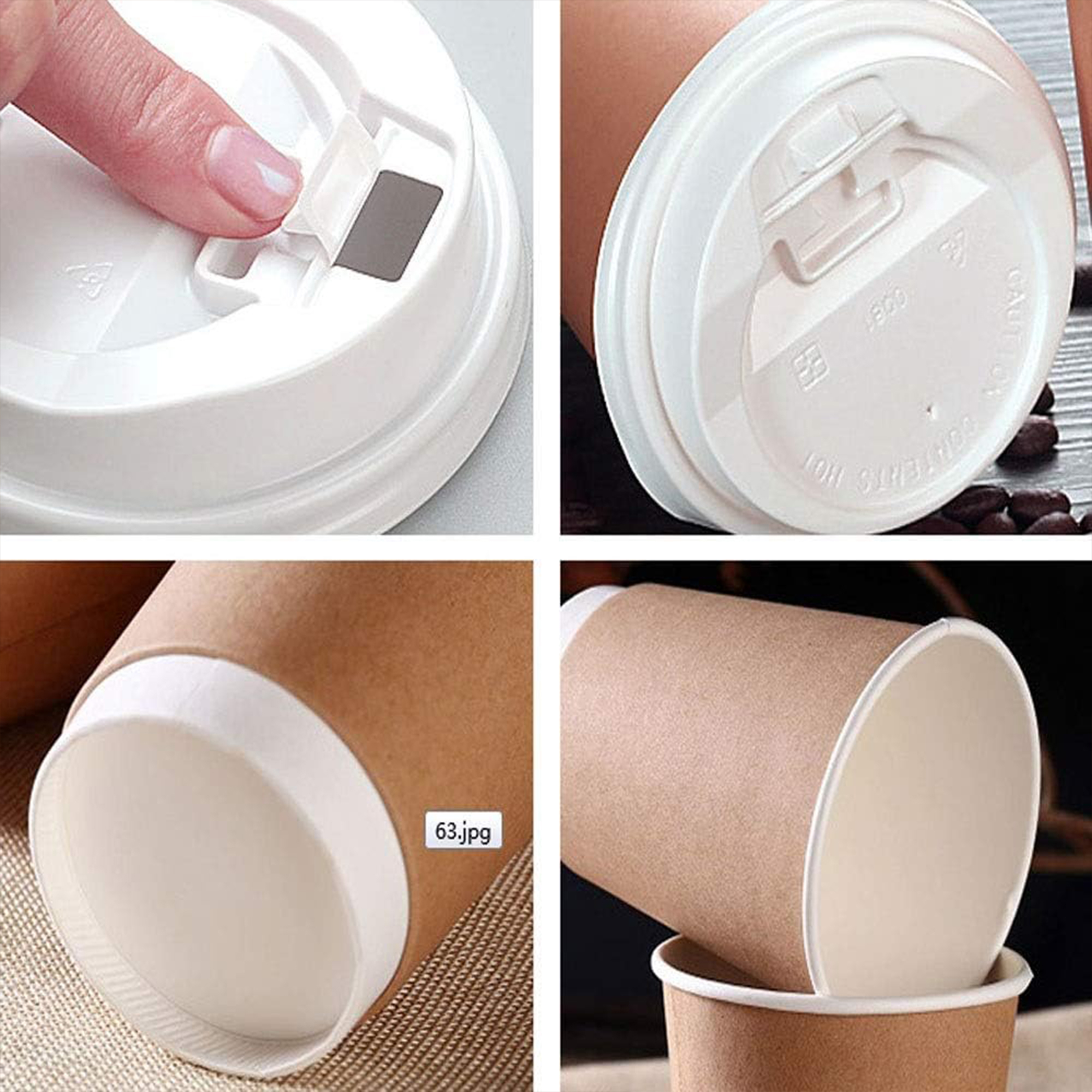Double-wall kraft paper disposable cups