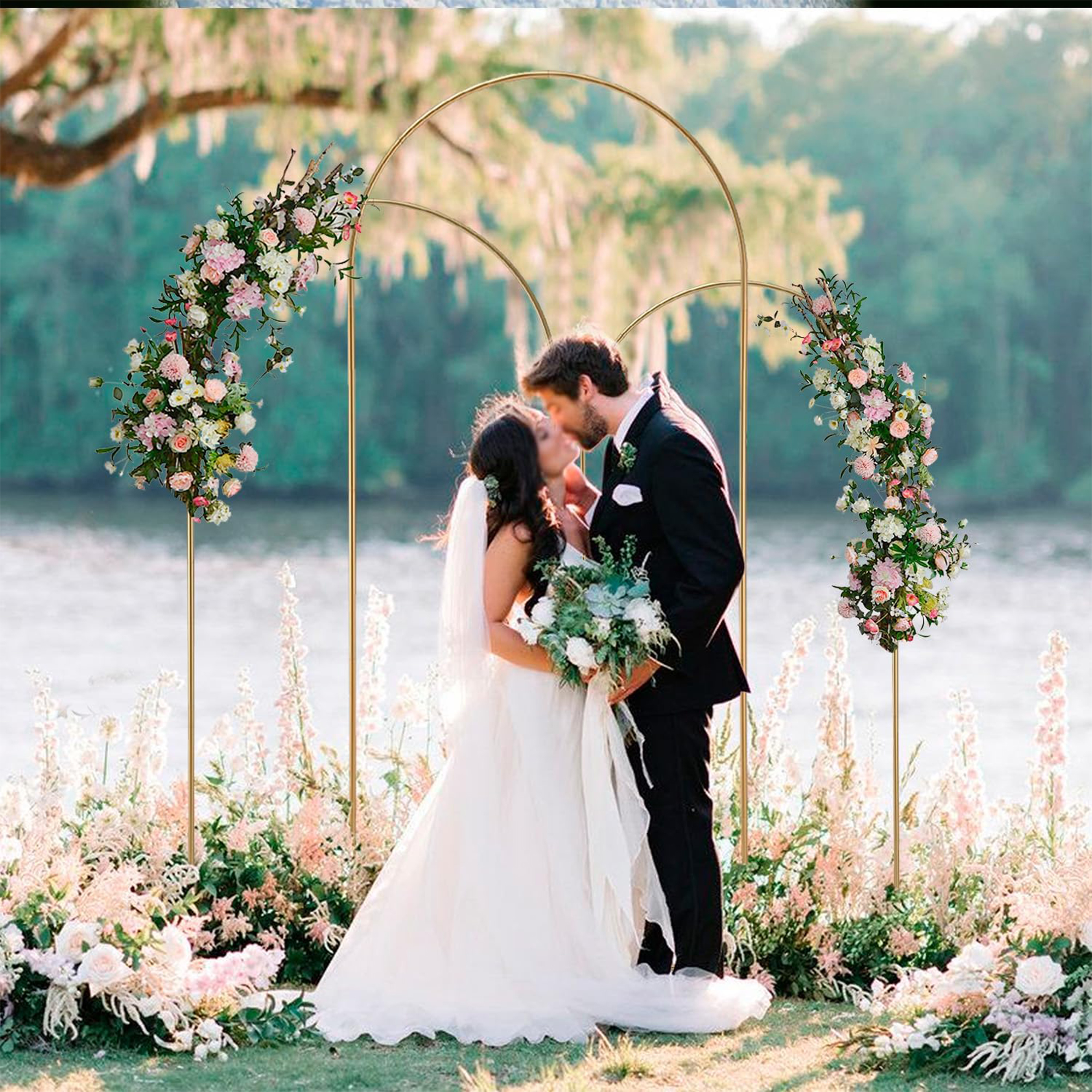 Wedding Arch Iron Frame Decoration